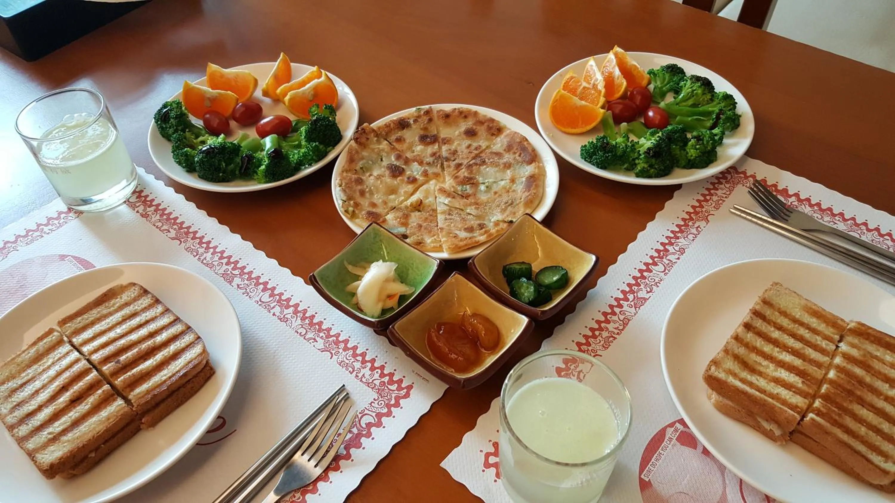 Food and drinks in Peace Area Hot Spring Hotel