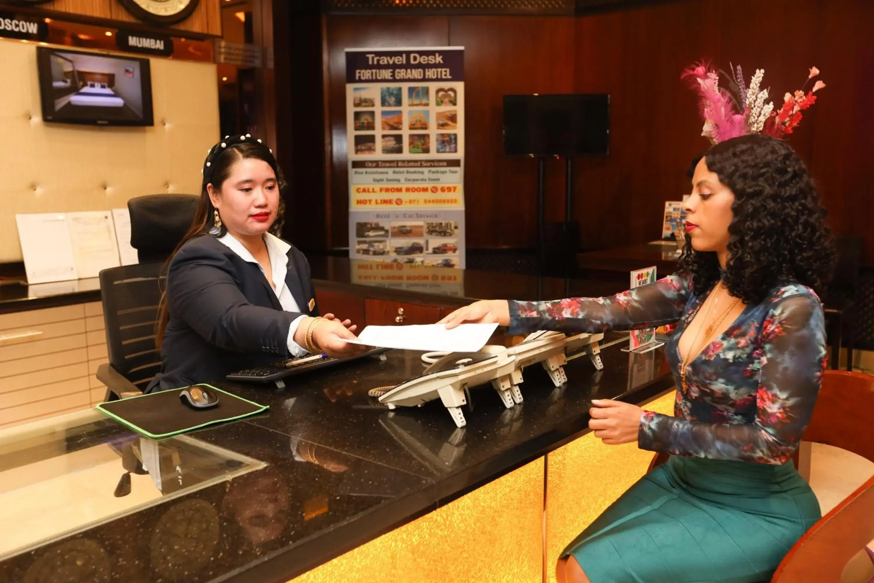 Lobby or reception in Fortune Grand Hotel Lobby or reception in Fortune Grand Hotel