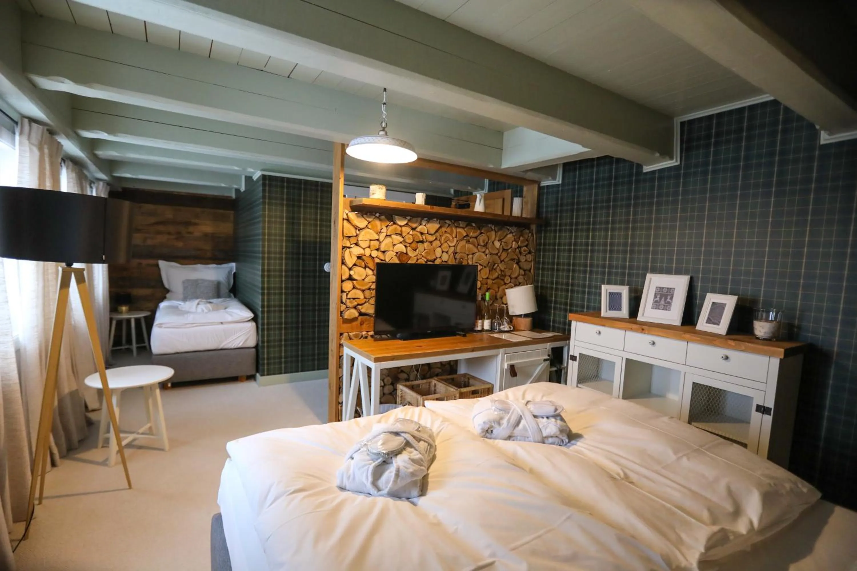 Bed in Hotel Bouda Helena