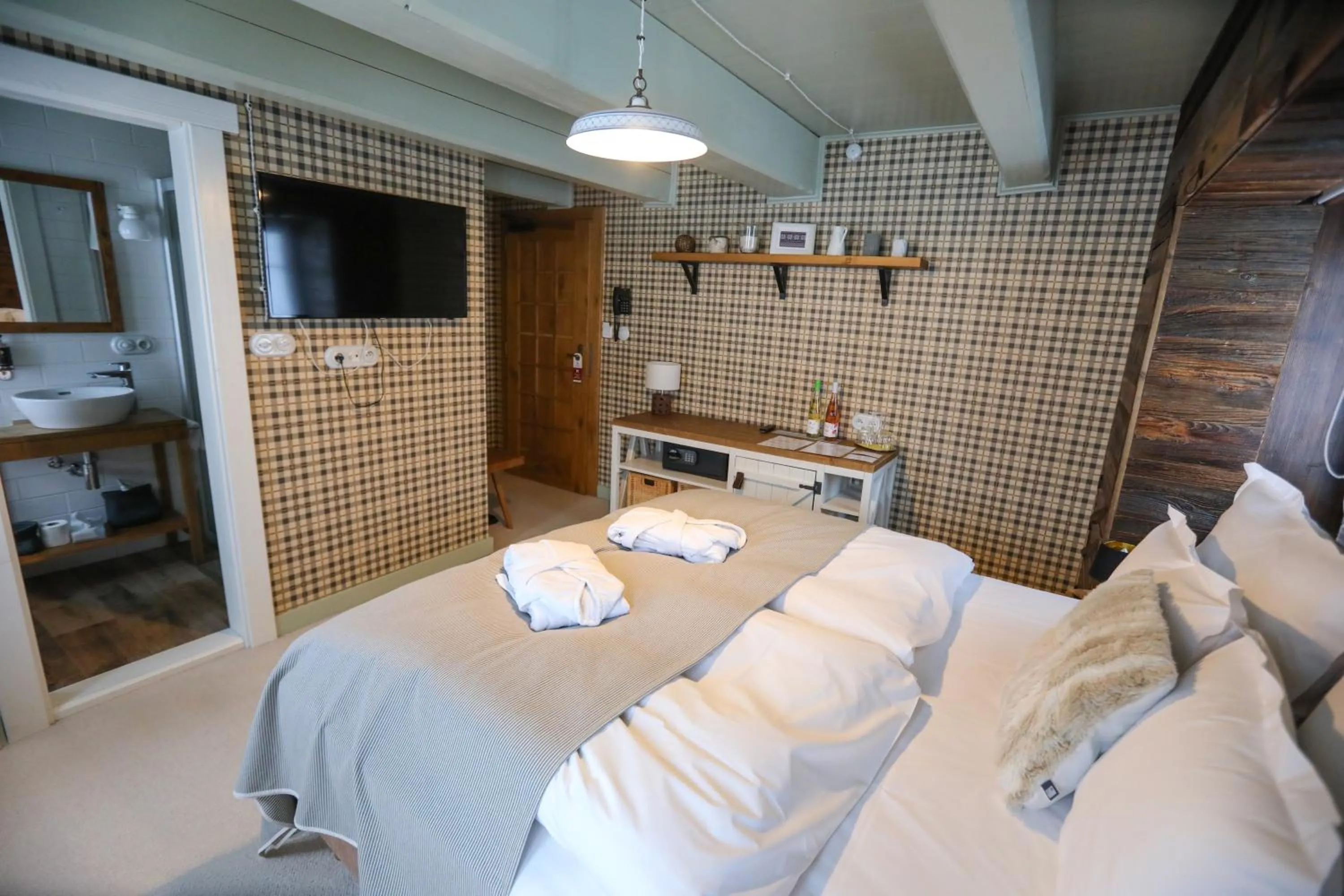 Bed in Hotel Bouda Helena