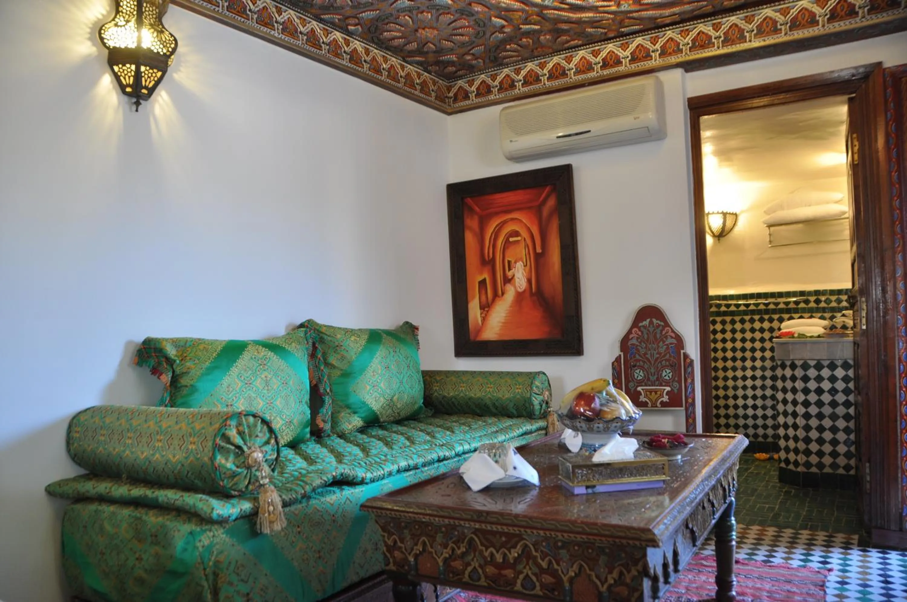 Living room in Riad Ghita