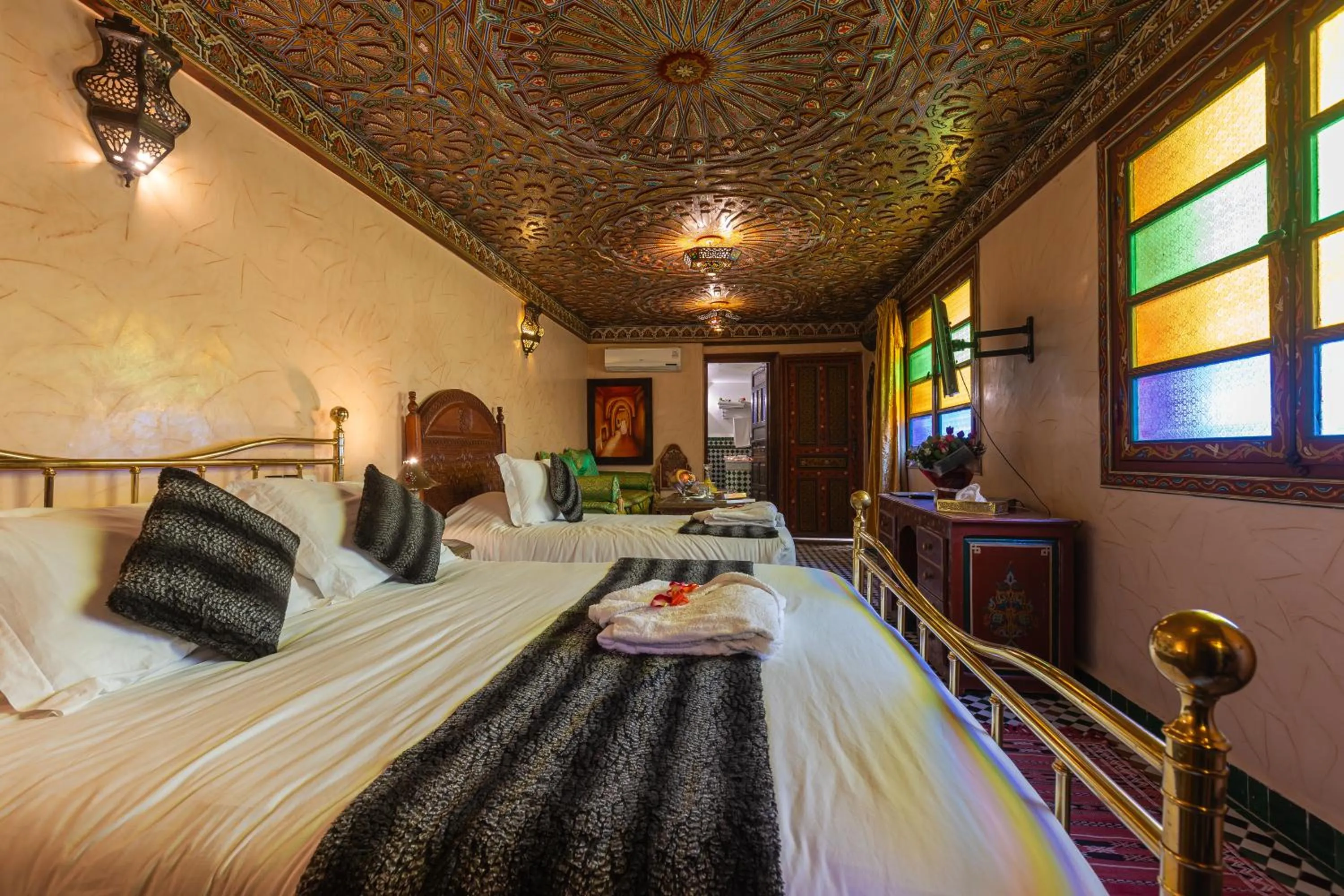 Bed in Riad Ghita