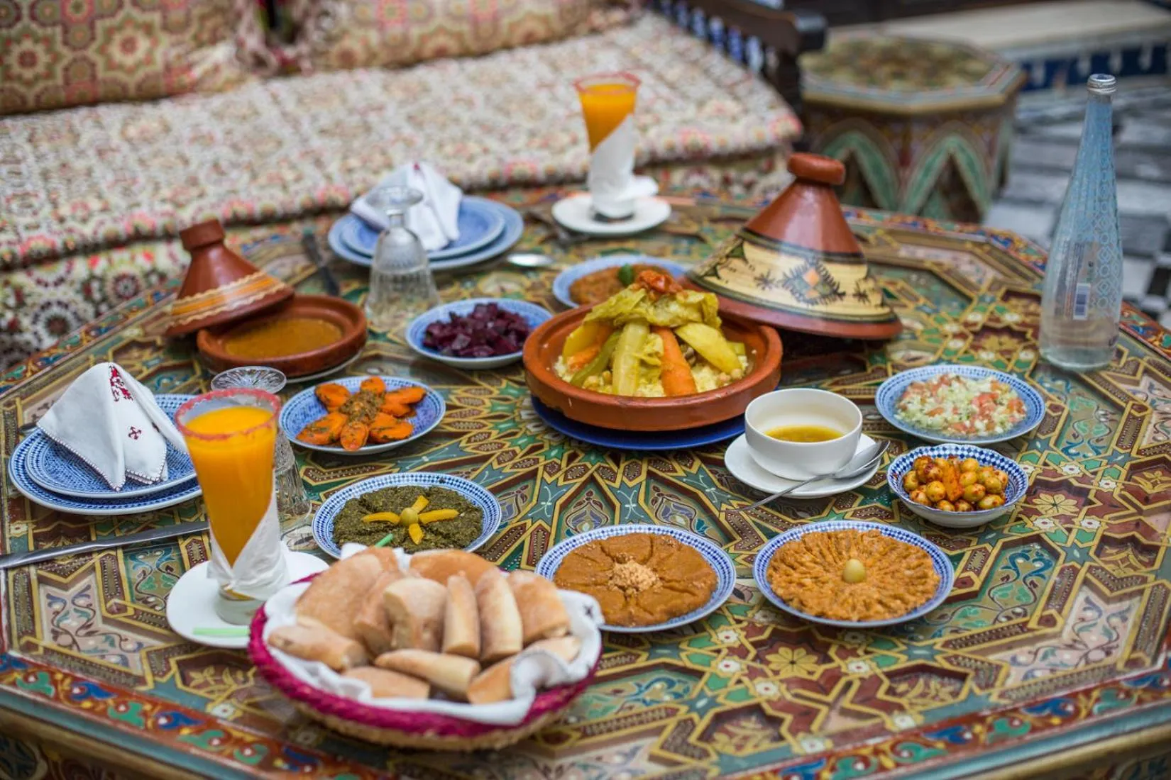 Food and drinks in Riad Ghita
