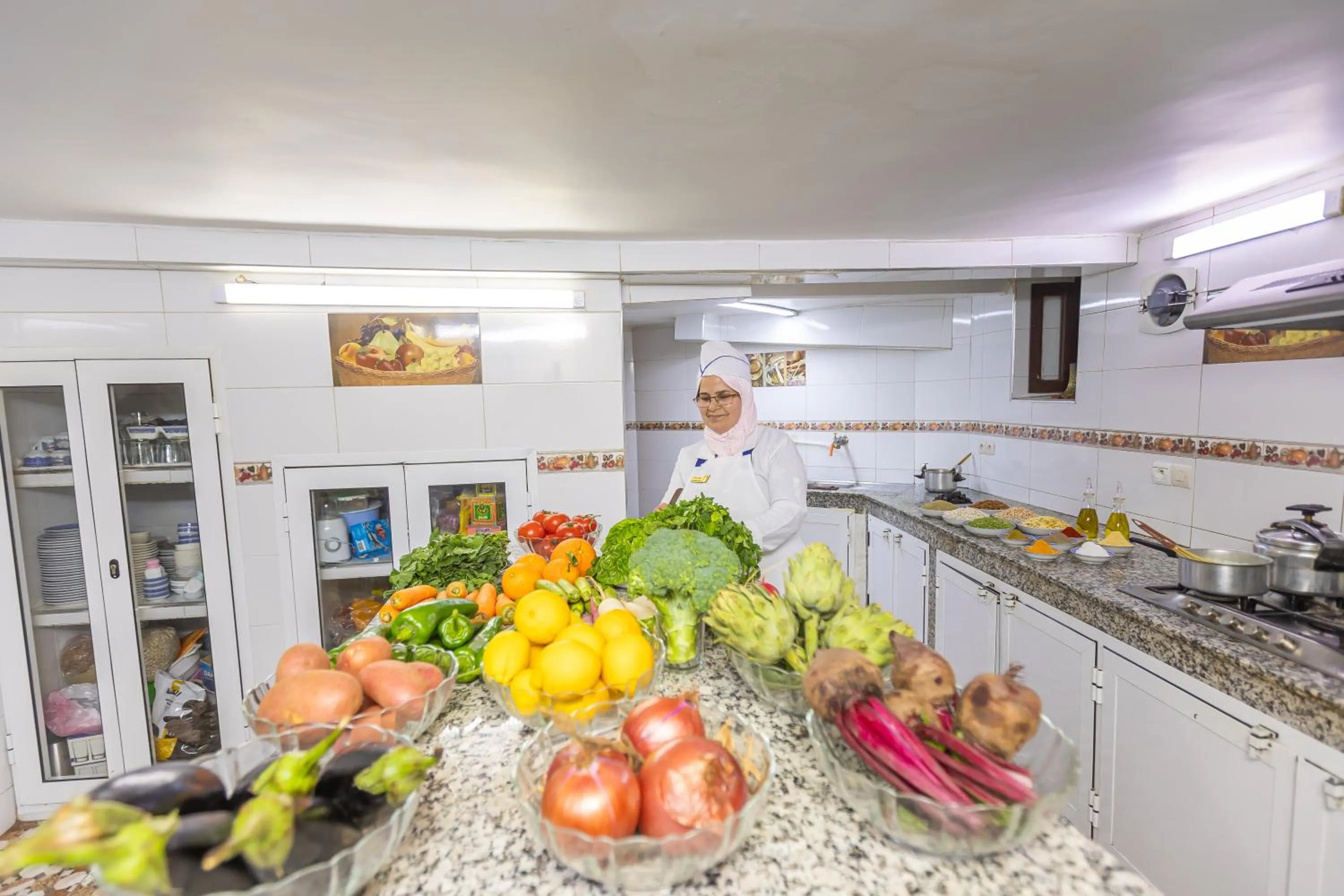 Kitchen or kitchenette in Riad Ghita