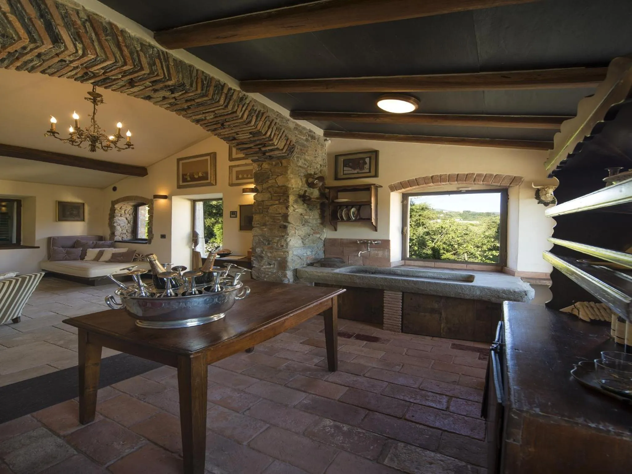 Living room in Resort La Ghiaia