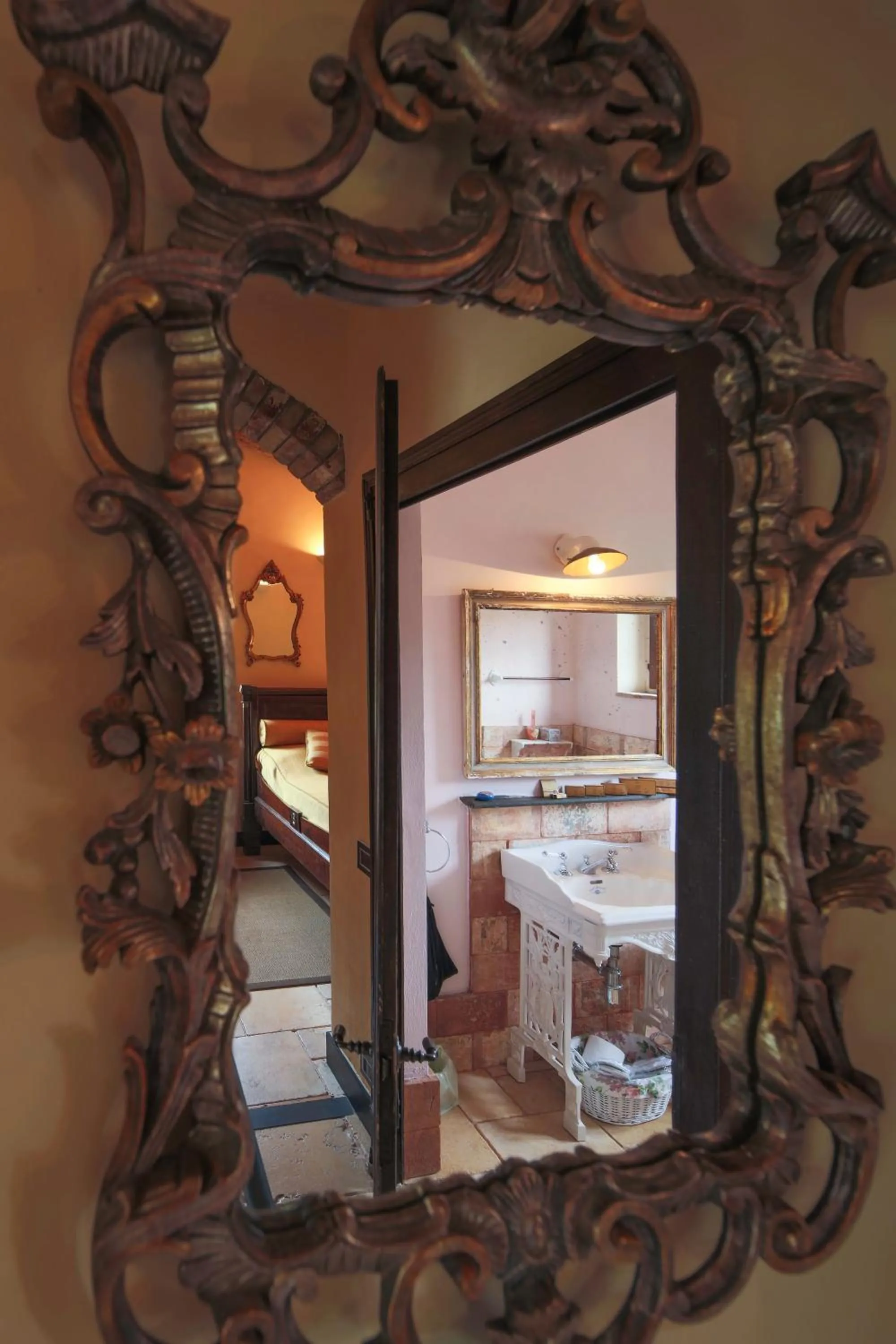 Bed in Resort La Ghiaia