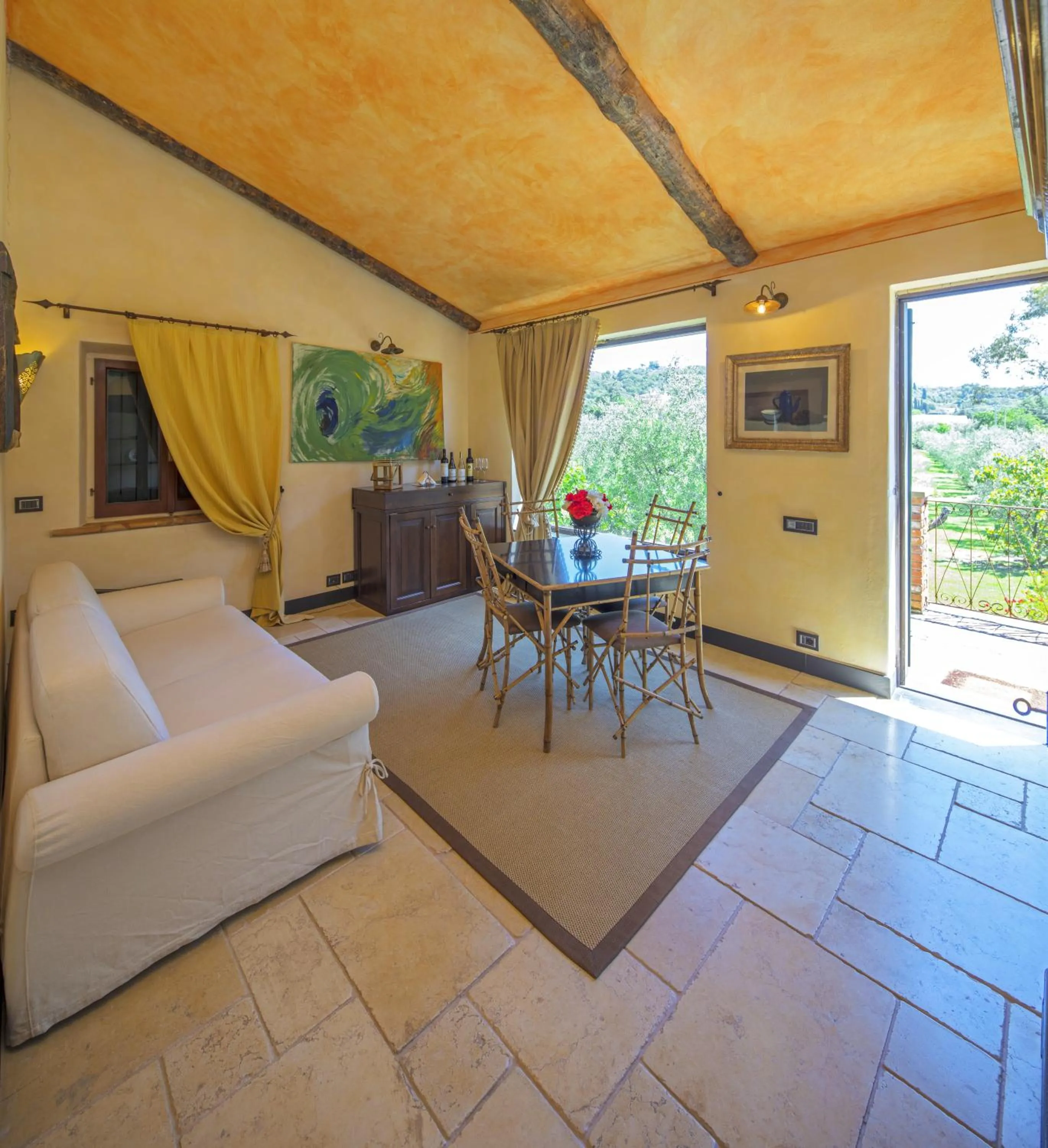 Seating area in Resort La Ghiaia