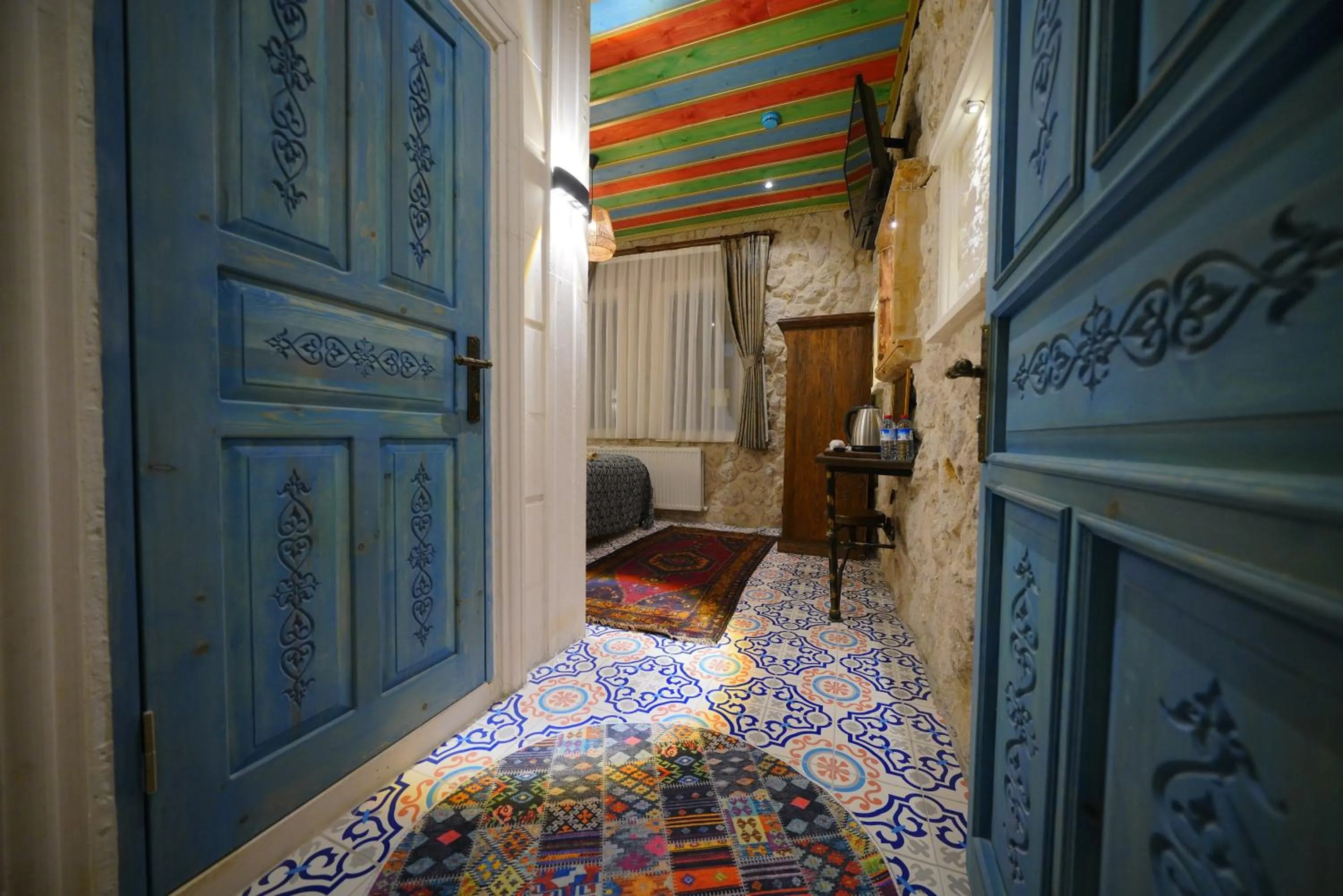 Bed in Mirzade Konak Hotel