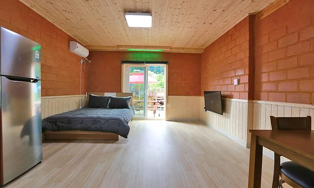 Bed in Rainbow Hwangto Pension