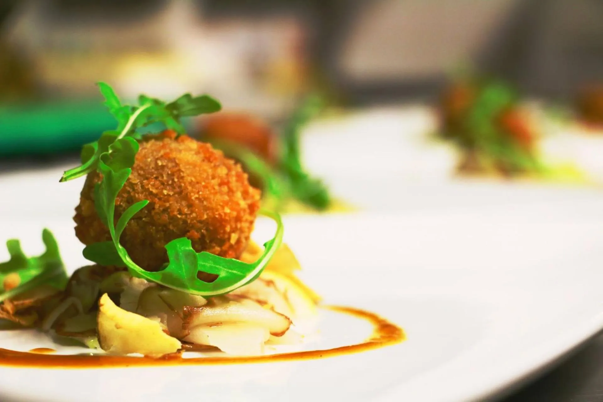 Food close-up in Kupfer-Dachl