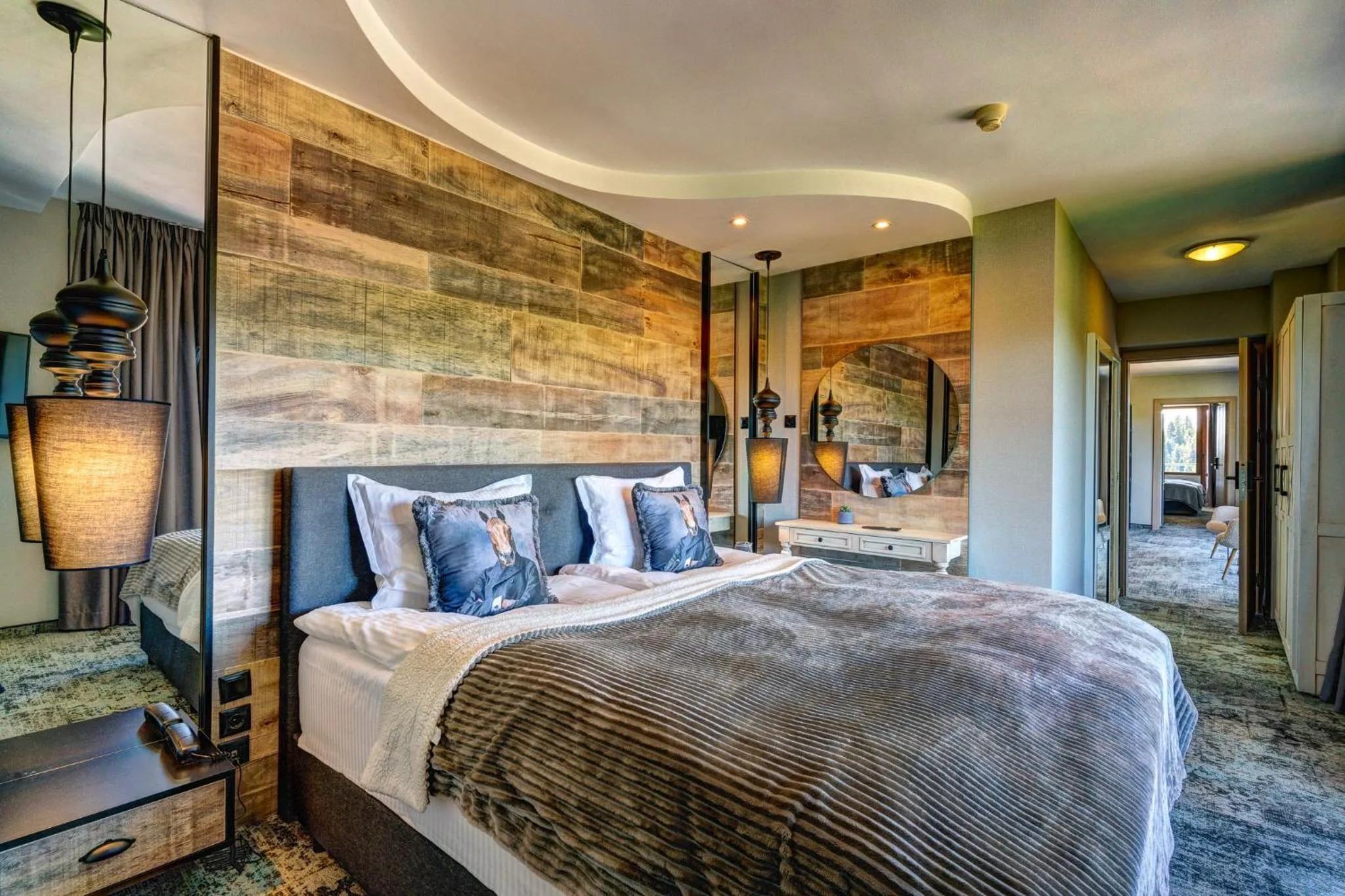 Bed in Grand Hotel Murgavets