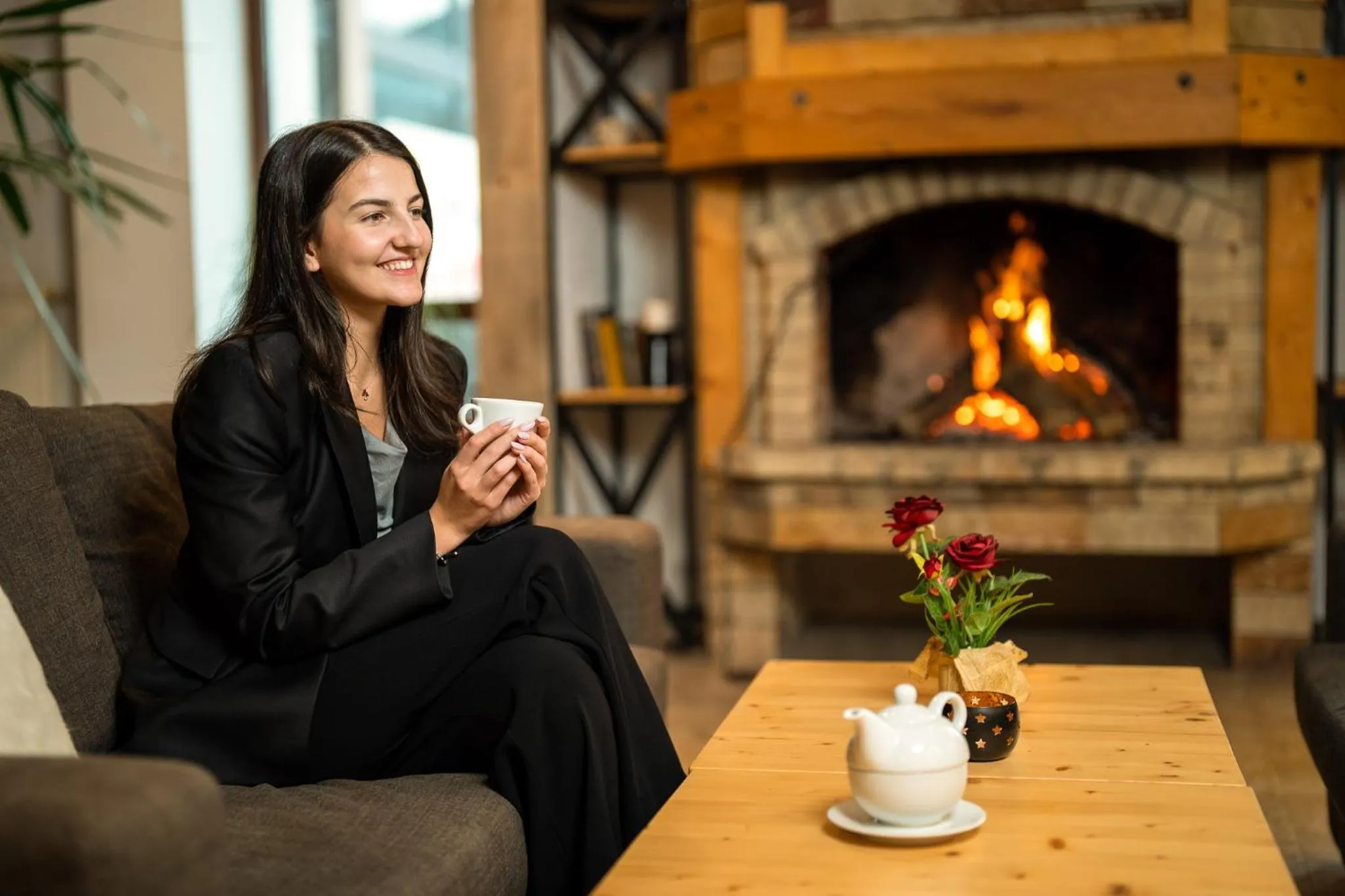 Lobby or reception in Grand Hotel Murgavets