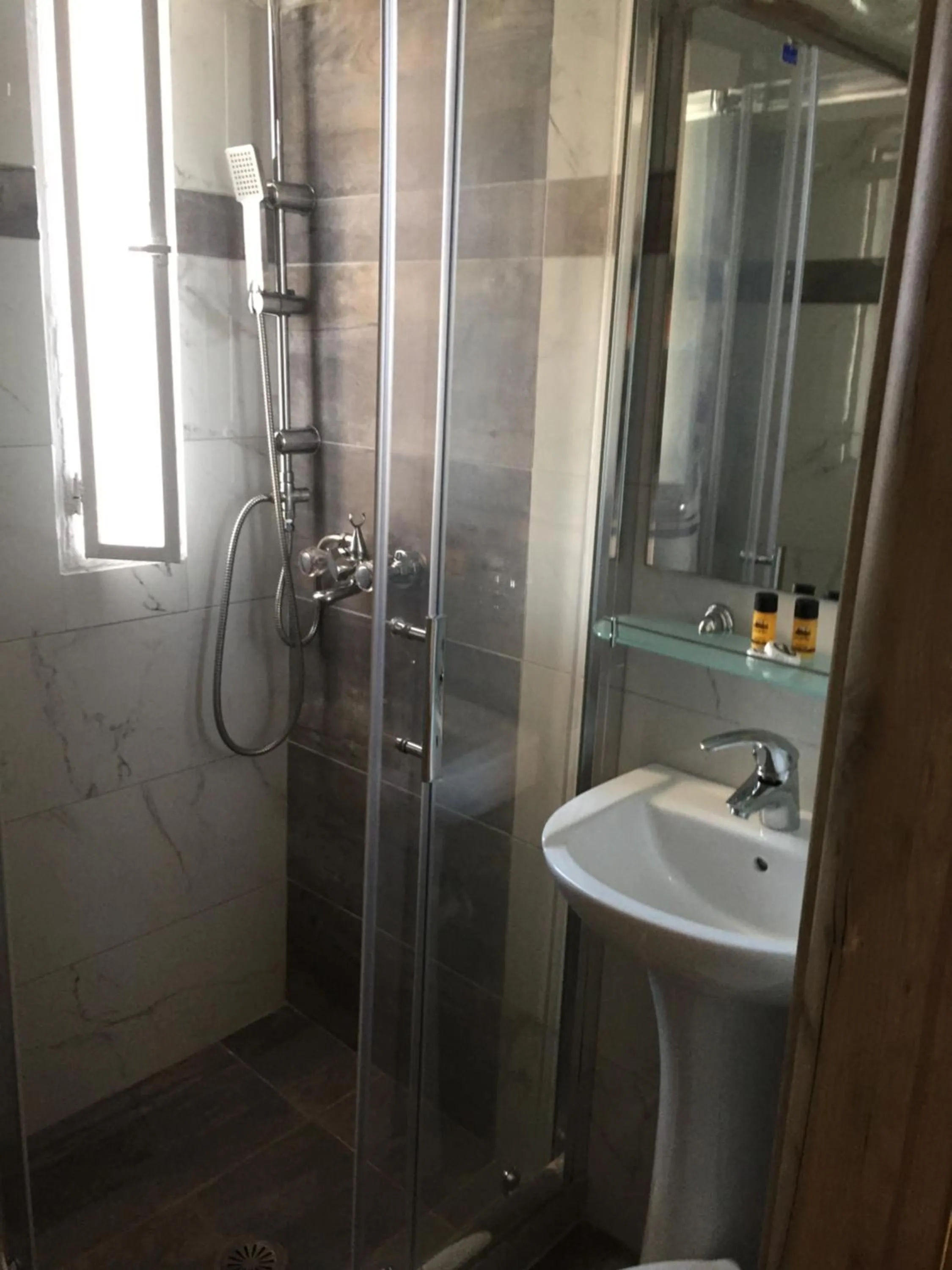 Shower in Chaliotis Apartments