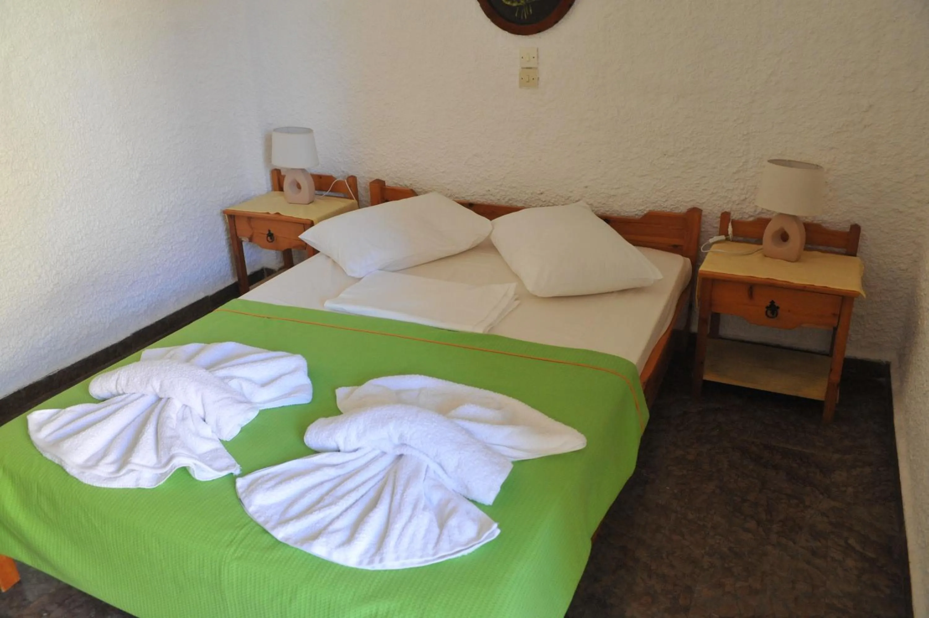 Bed in Chaliotis Apartments