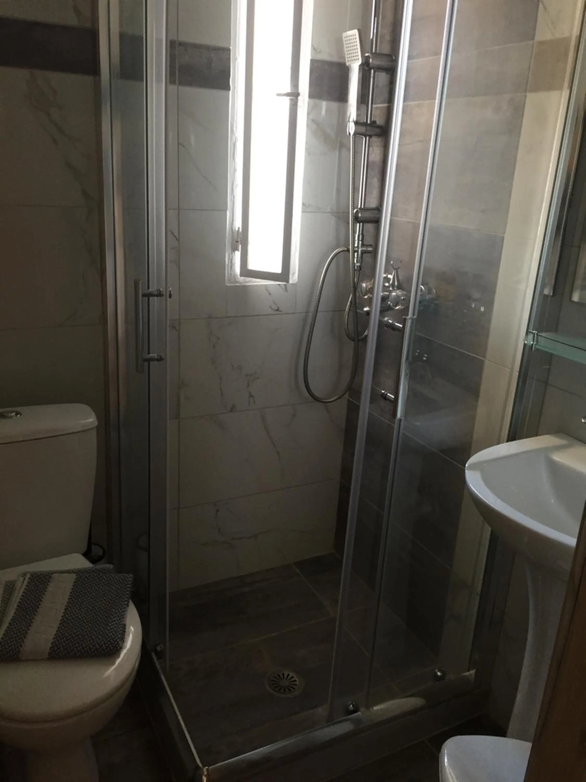 Shower in Chaliotis Apartments