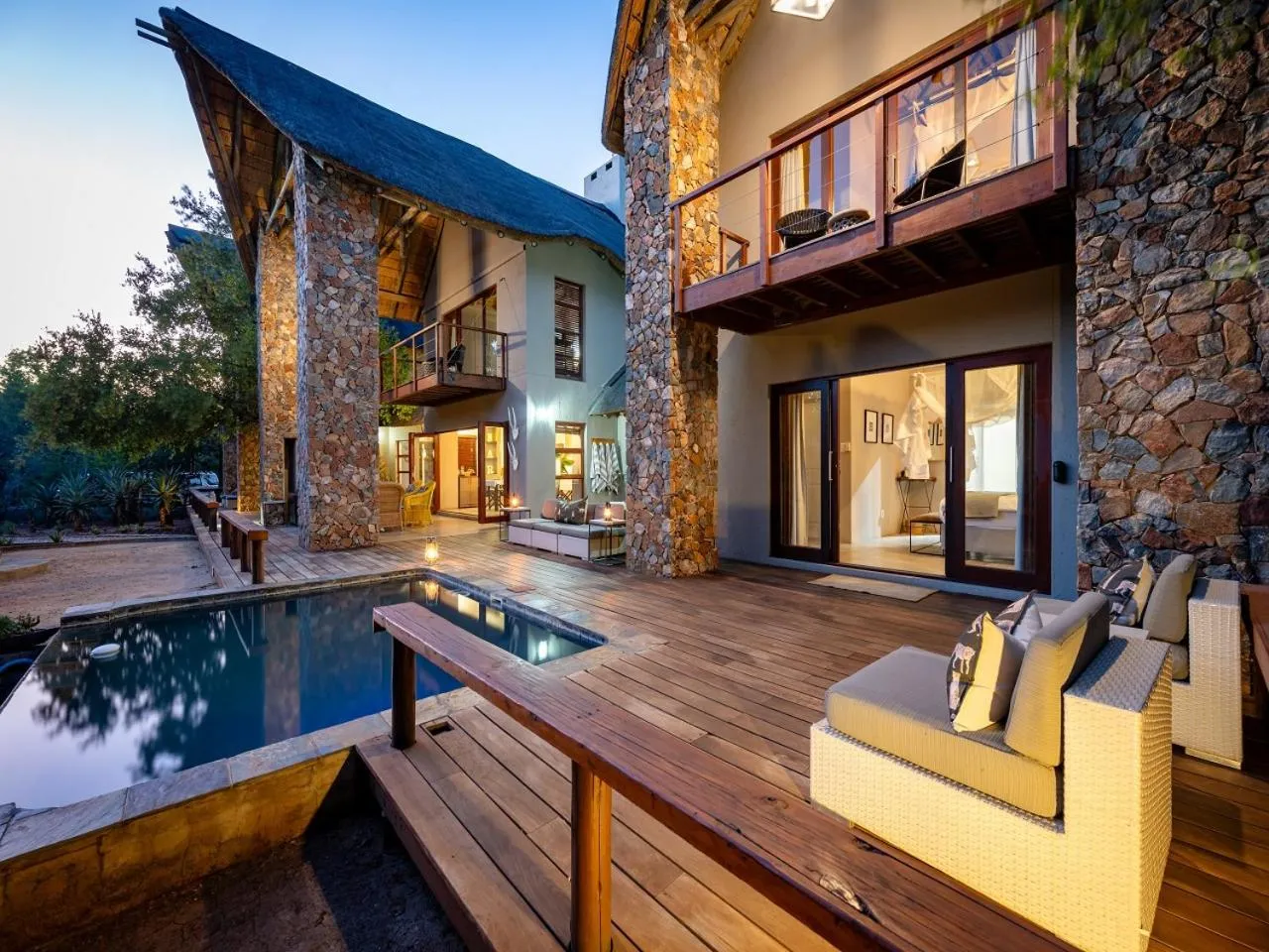 Patio in eKhaya Bush Lodge