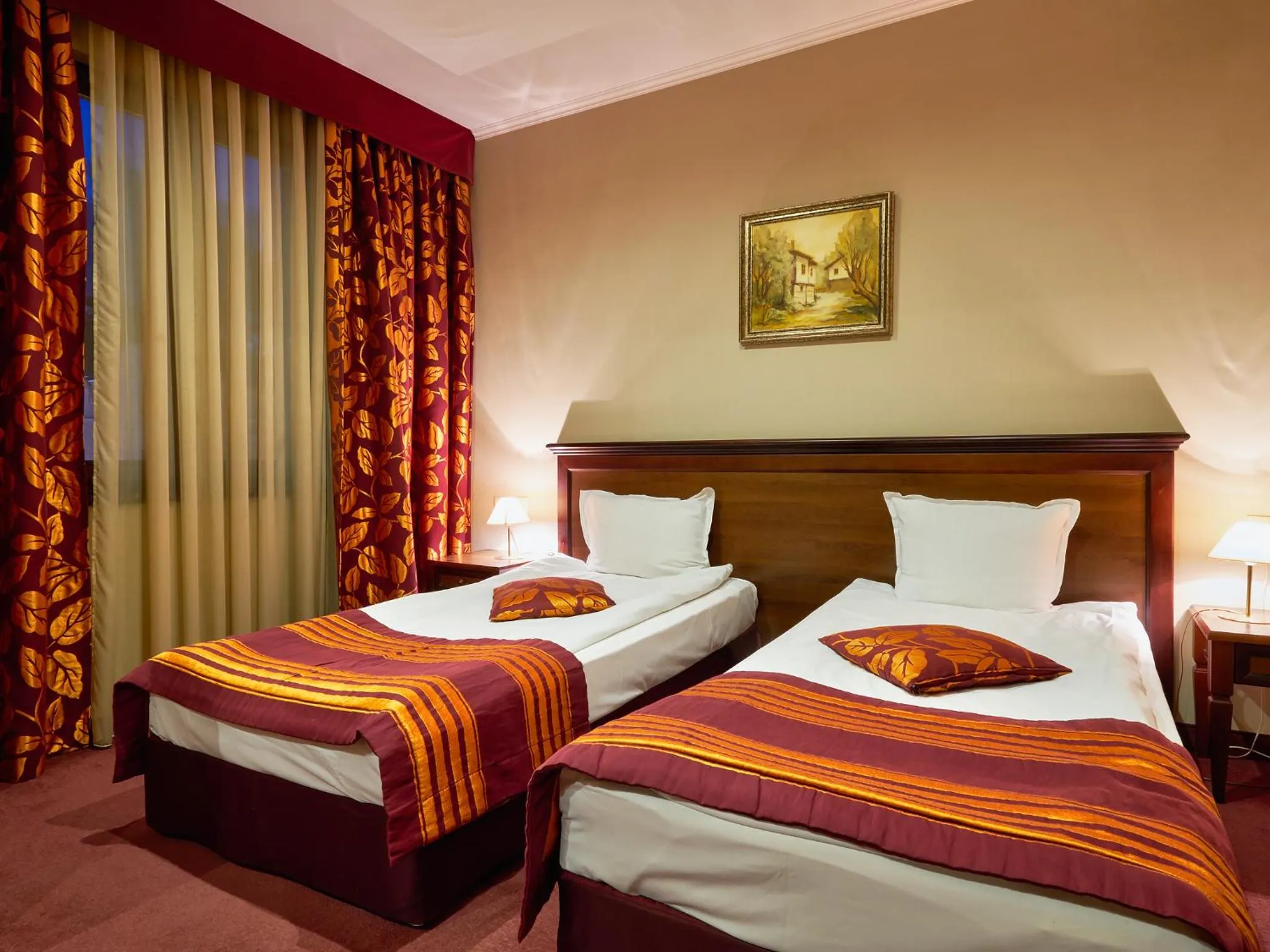 Photo of the whole room, Bed in Yantra Grand Hotel