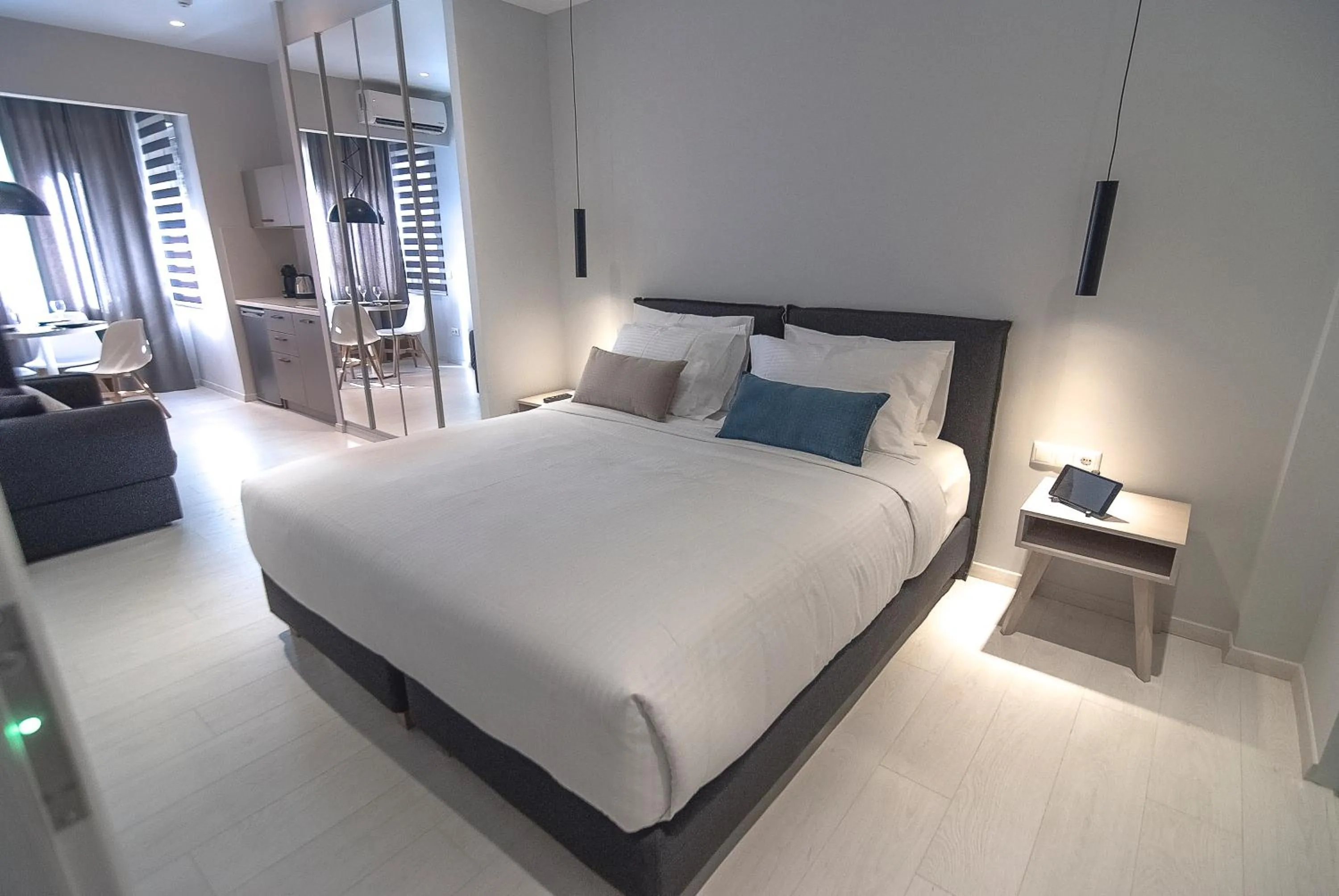 Bed in Acropolis Stay