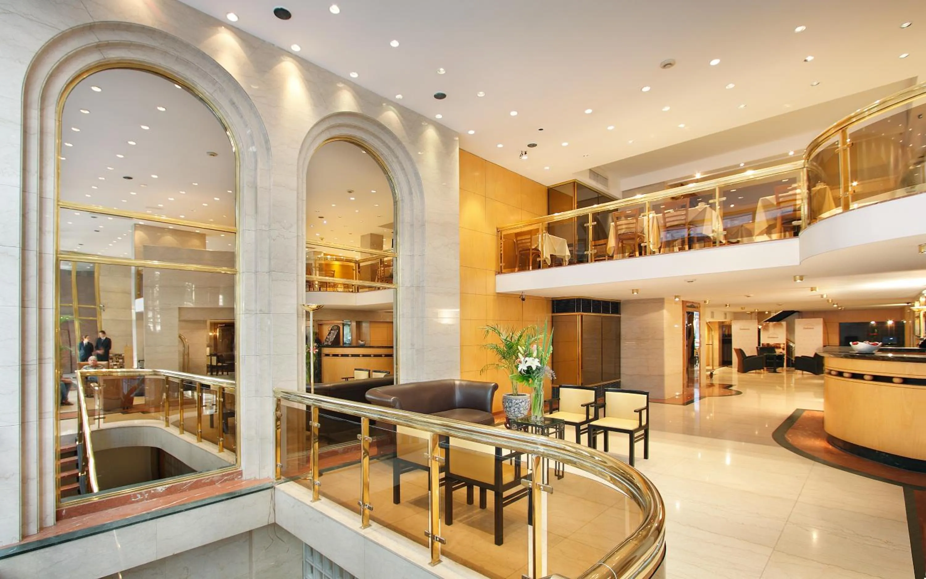 Lobby or reception in Hotel Dolmen
