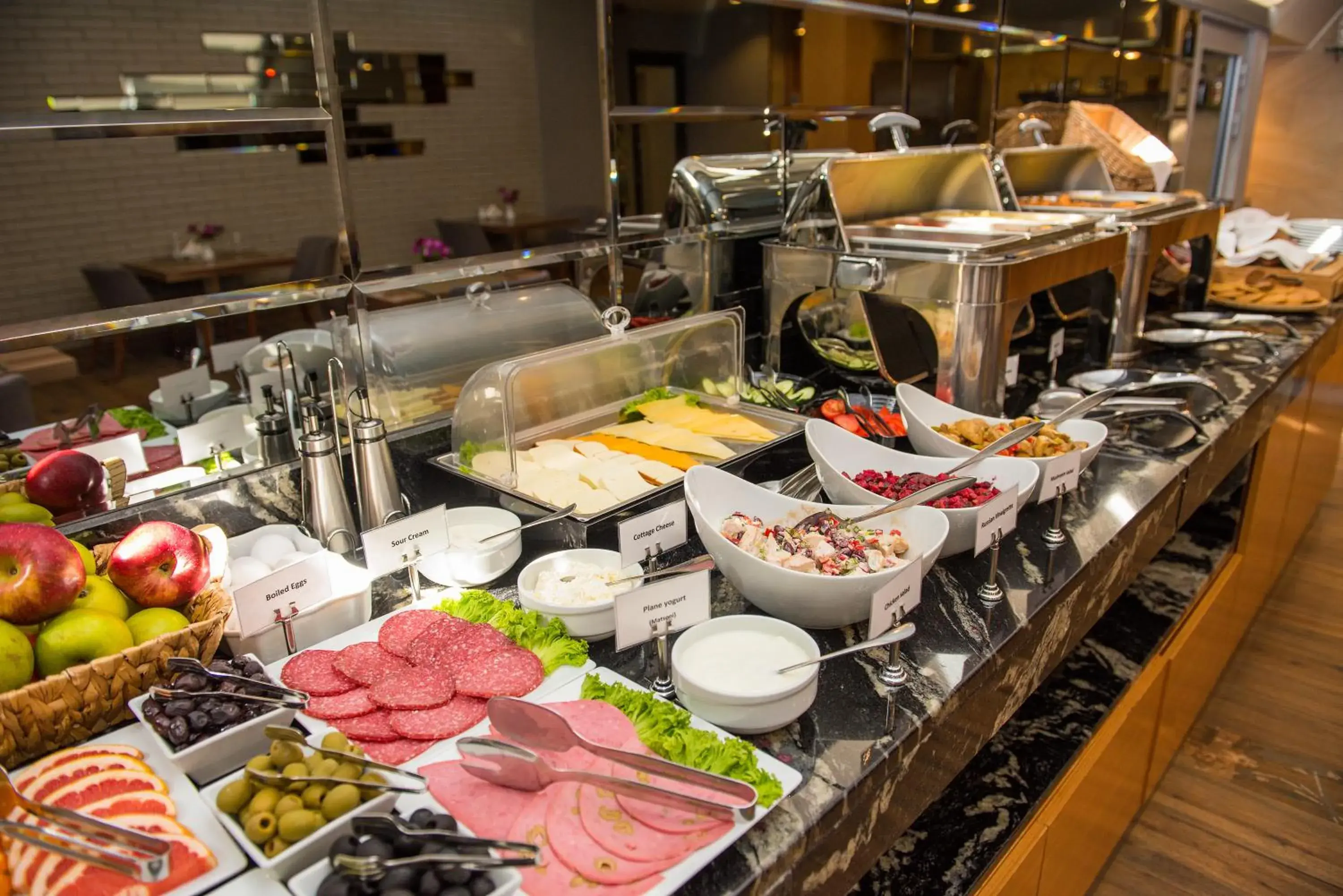 Buffet breakfast in Tbilisi Chambers, Trademark Collection by Wyndham Buffet breakfast in Tbilisi Chambers, Trademark Collection by Wyndham