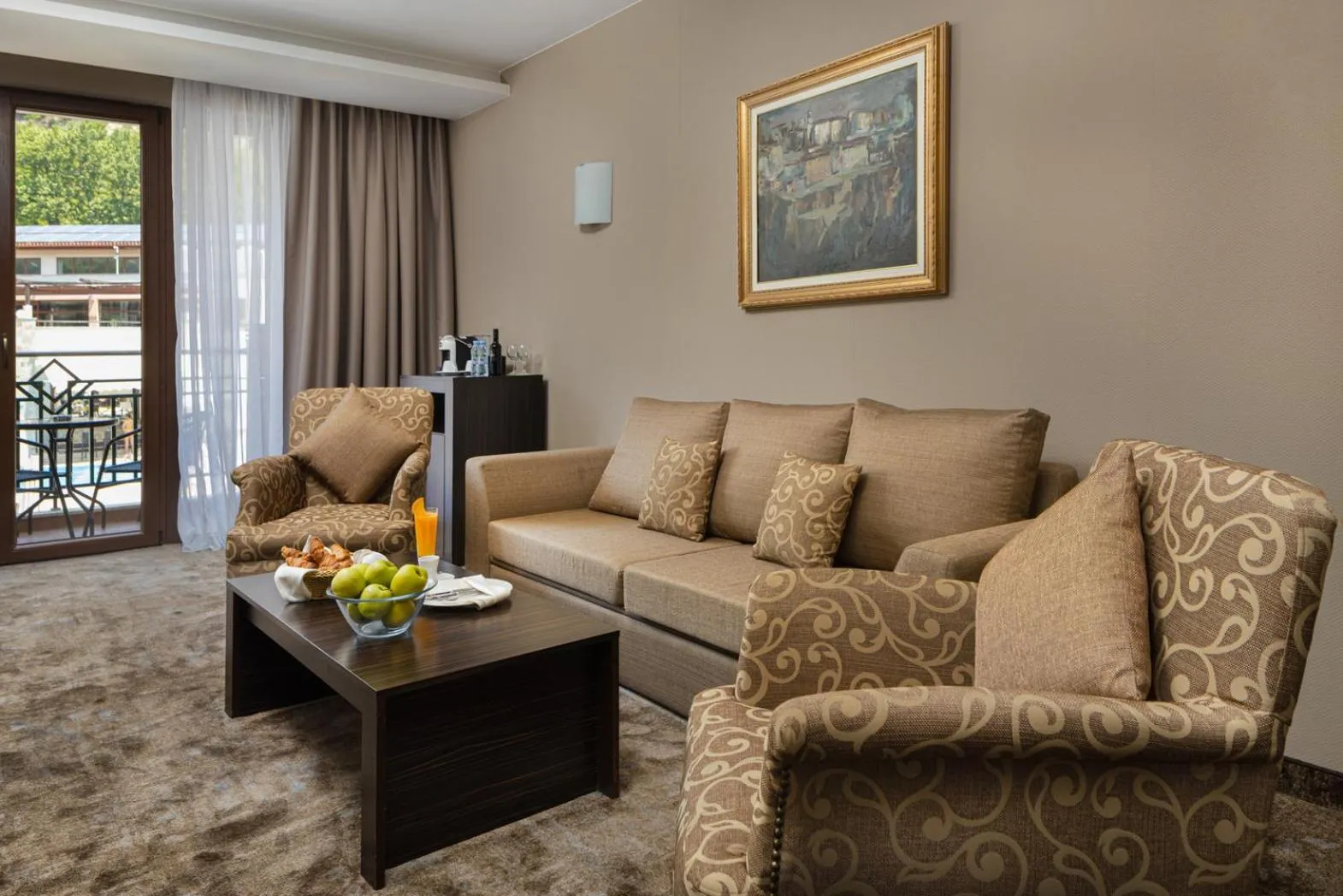 Living room in Pirin Park Hotel