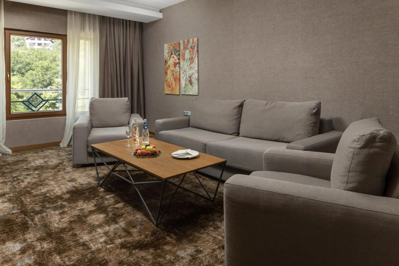 Living room in Pirin Park Hotel