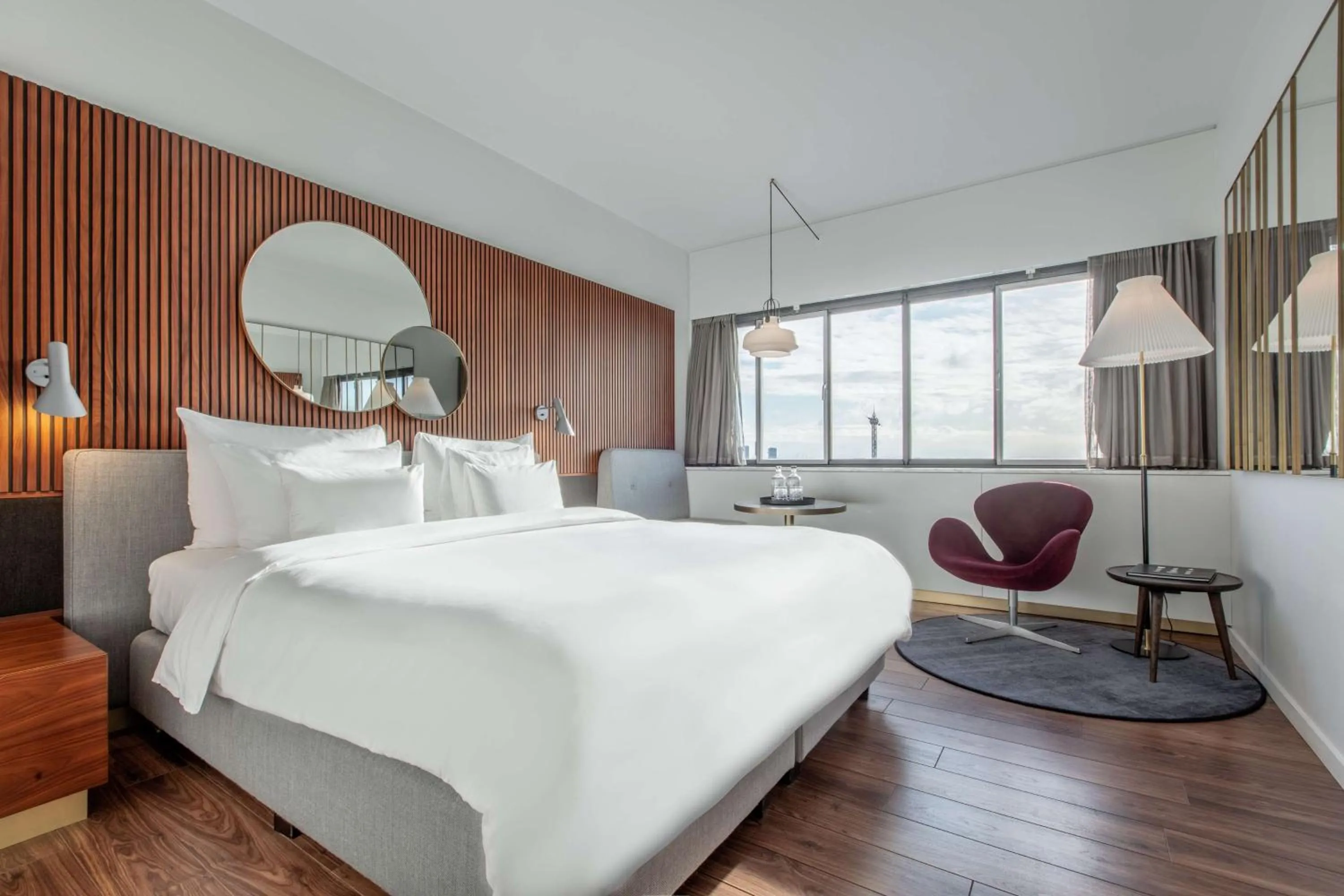 Bed in Radisson Collection Royal Hotel, Copenhagen