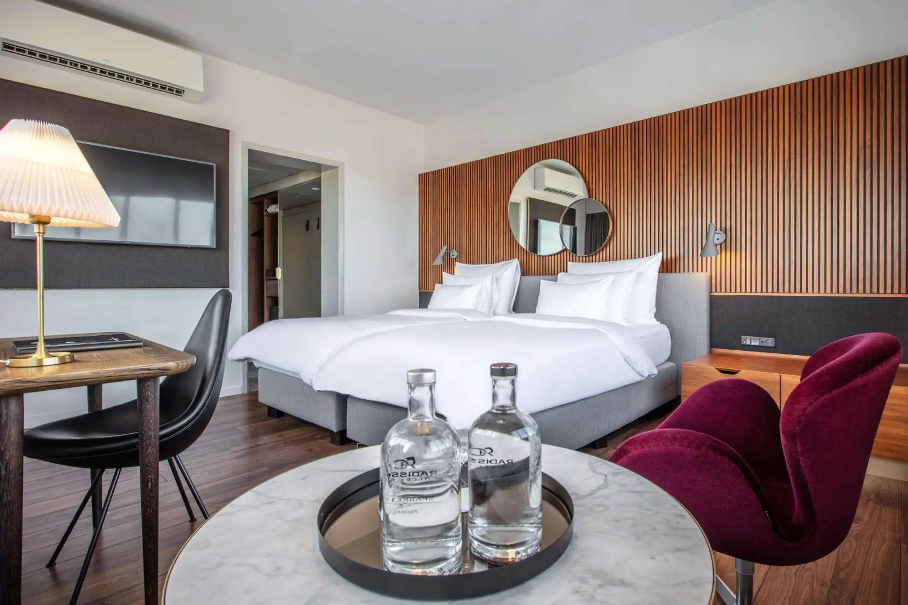 Bed in Radisson Collection Royal Hotel, Copenhagen Bed in Radisson Collection Royal Hotel, Copenhagen