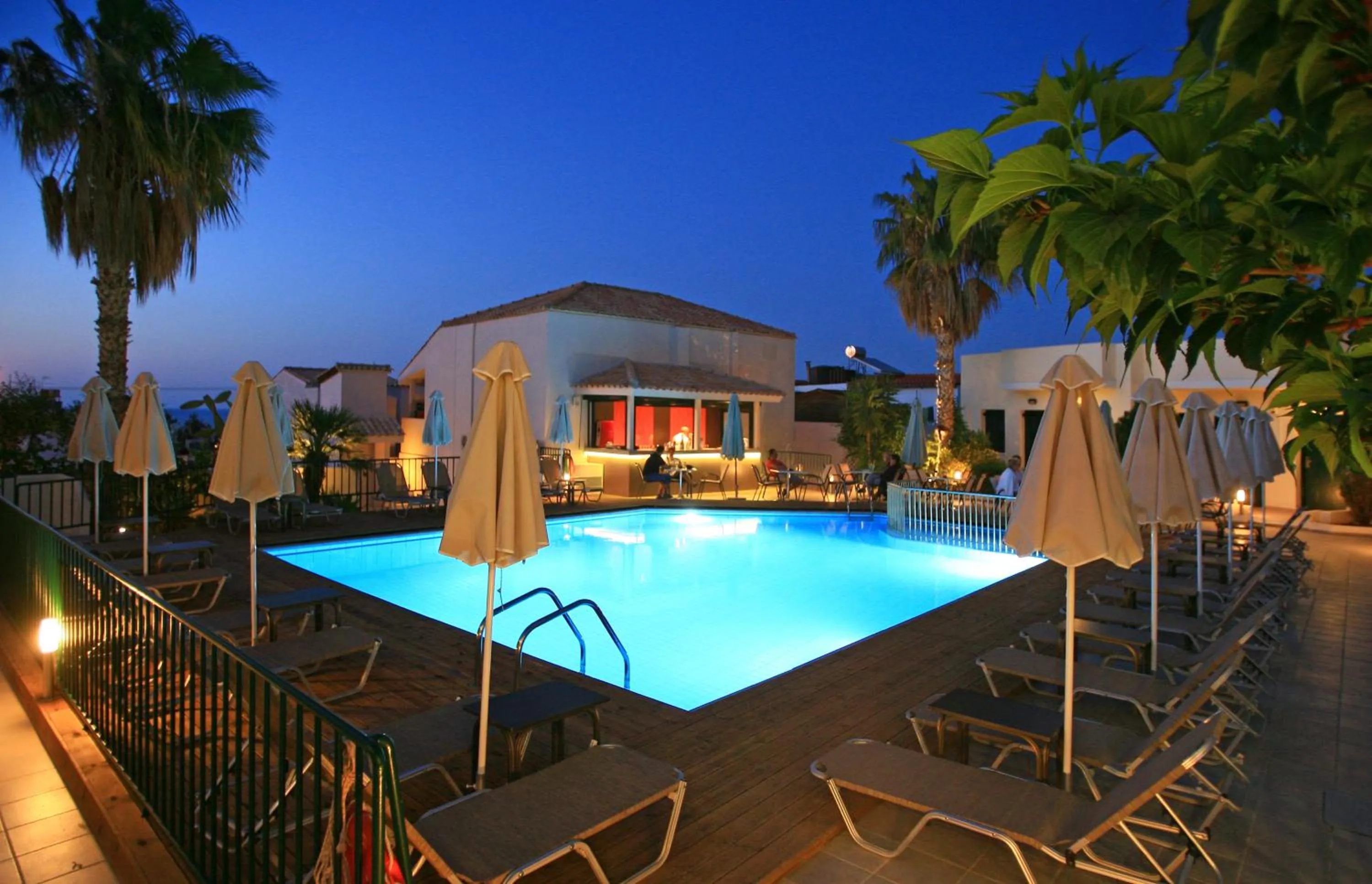 Swimming pool in Eurohotel Katrin Suites