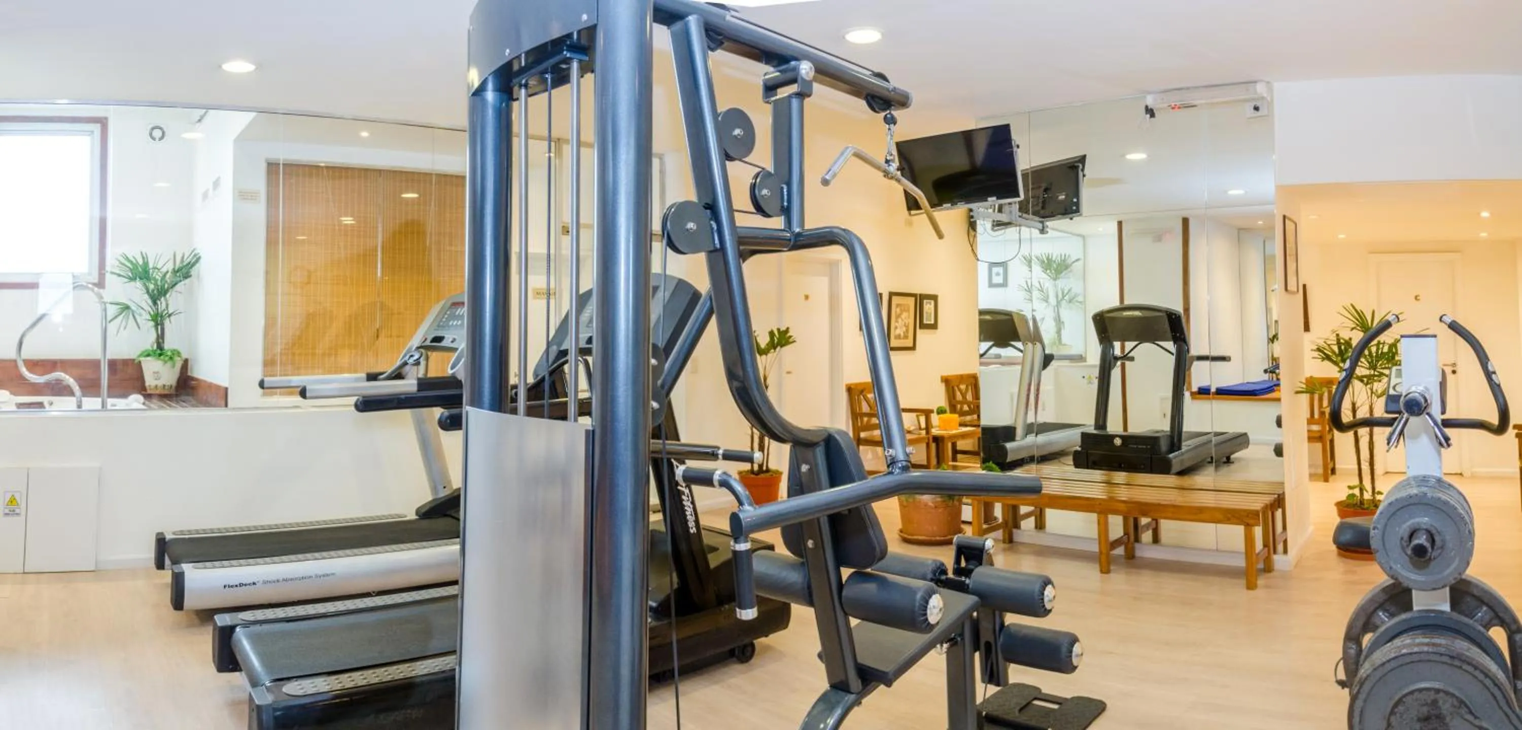 Fitness centre/facilities in Hotel Dos Reyes