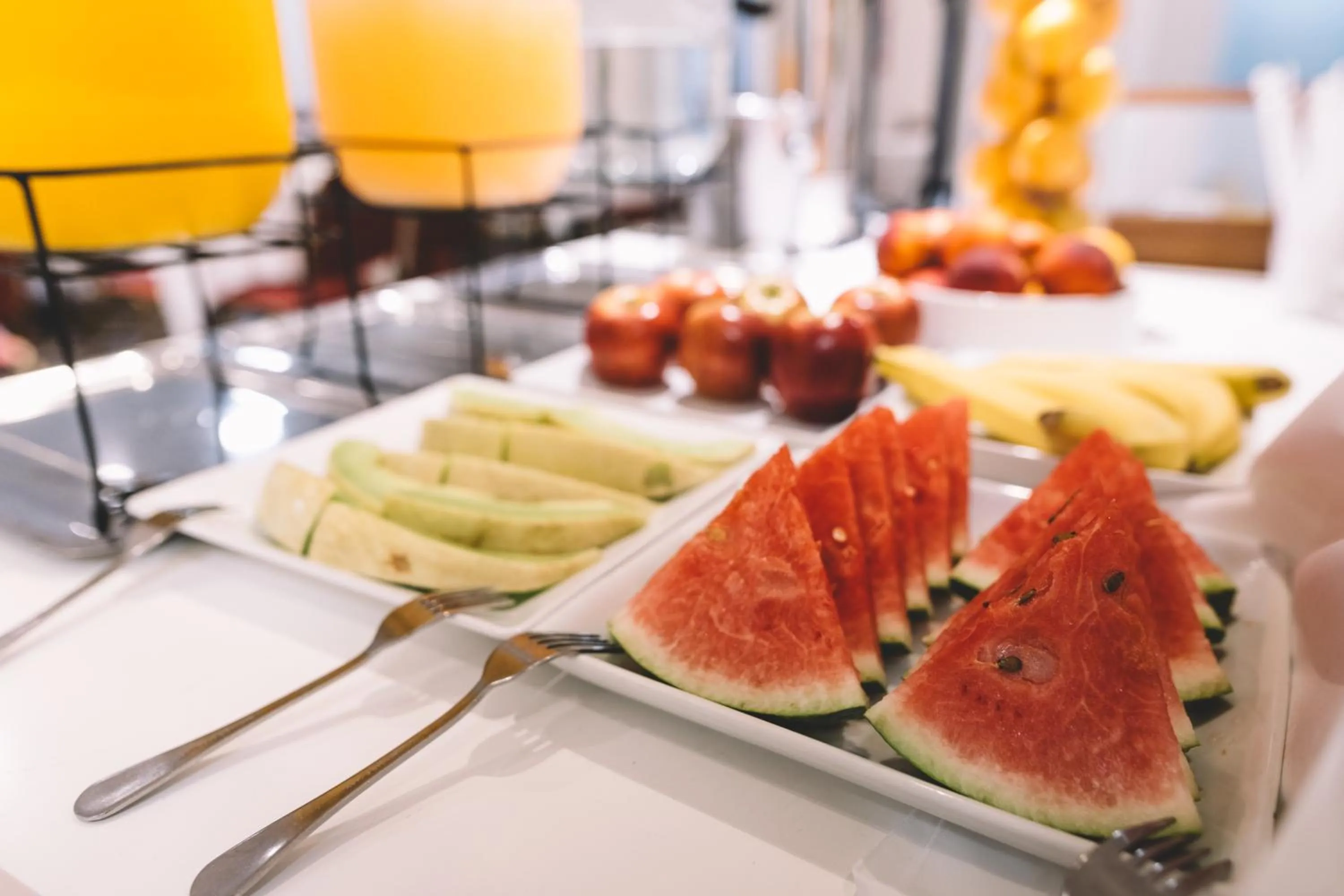 Buffet breakfast in Hotel Dos Reyes