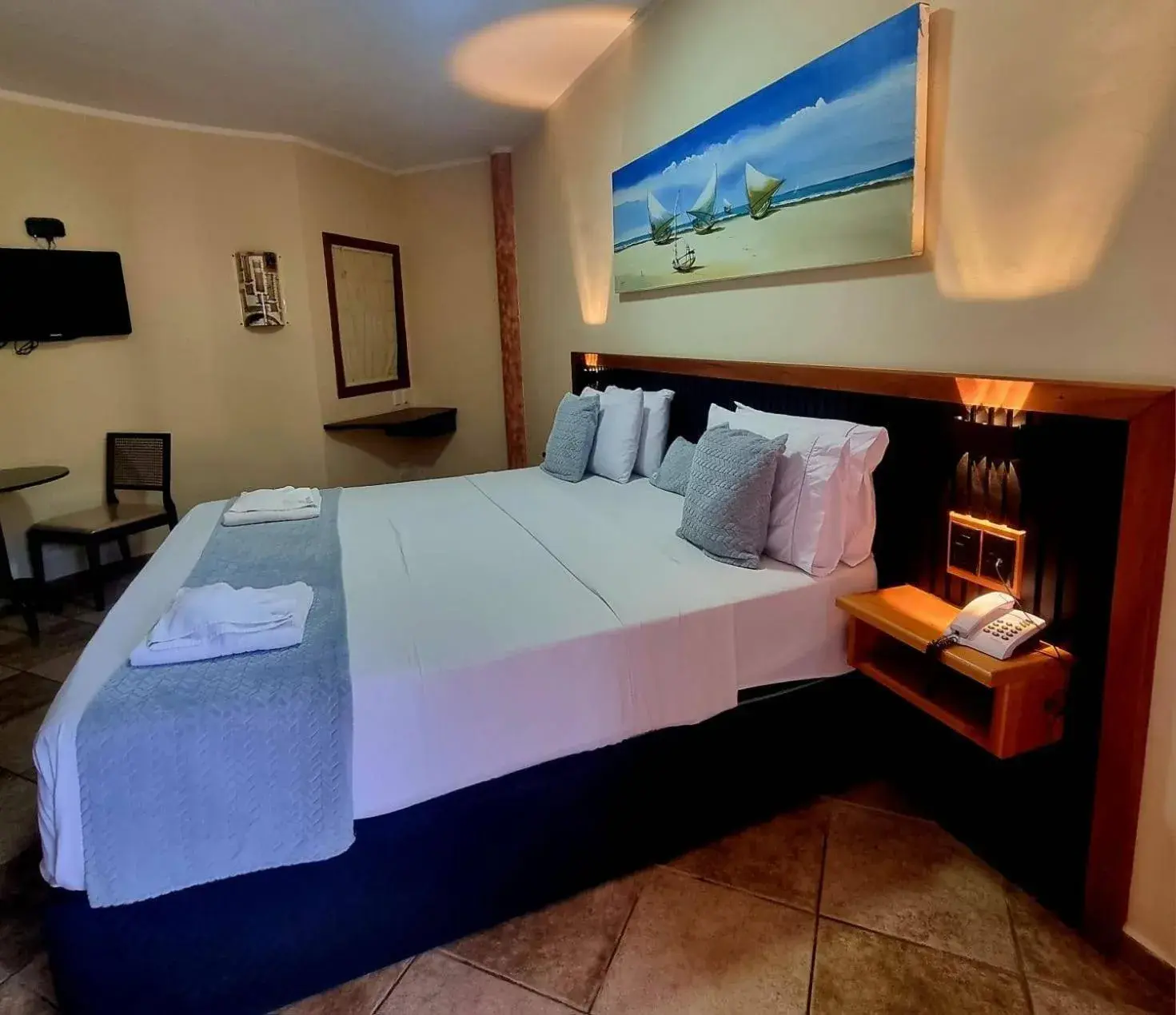 Bed in IL Nuraghe Bed in IL Nuraghe