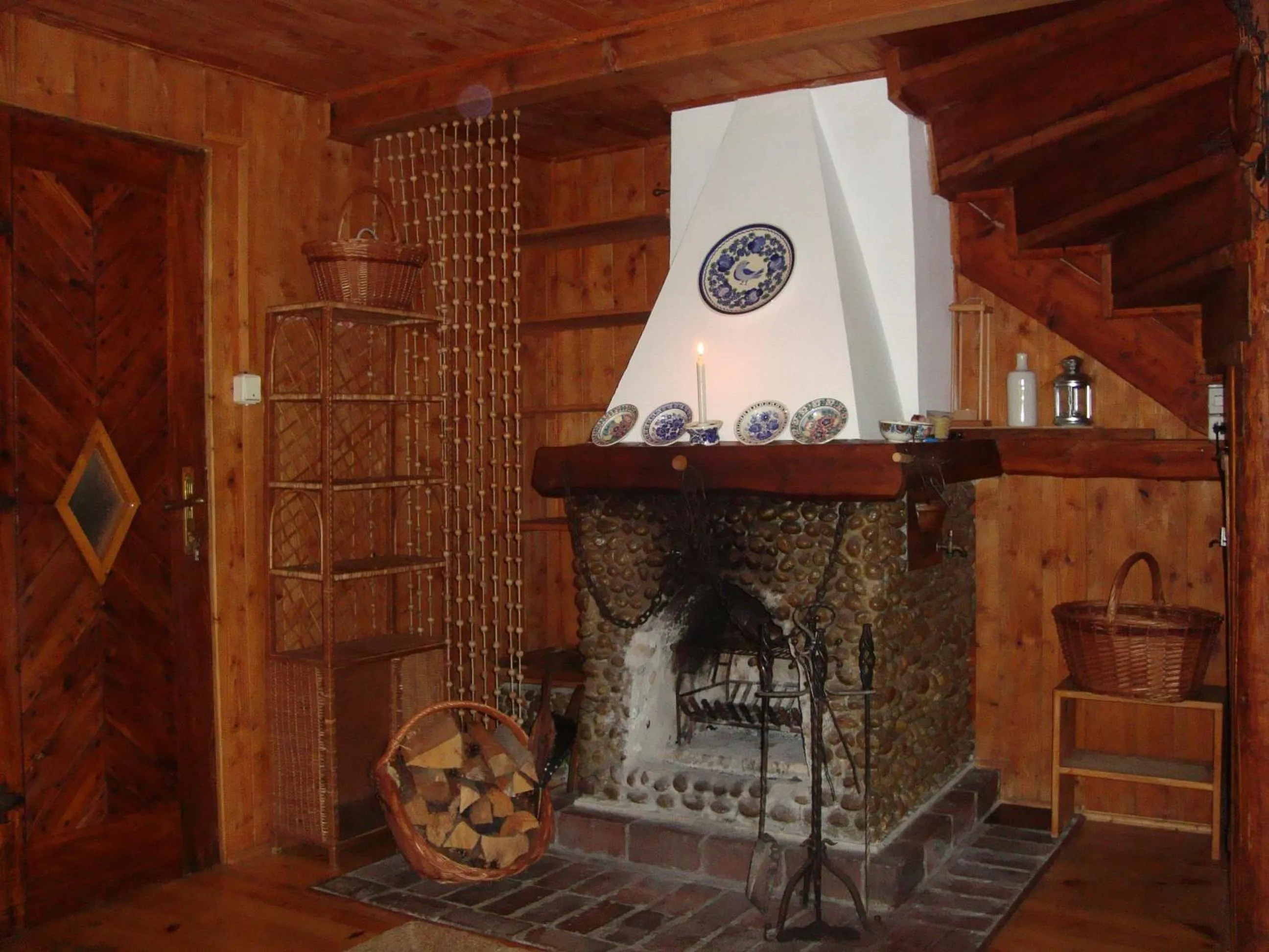 Living room in Drewniany Domek BB Nad Rzeką