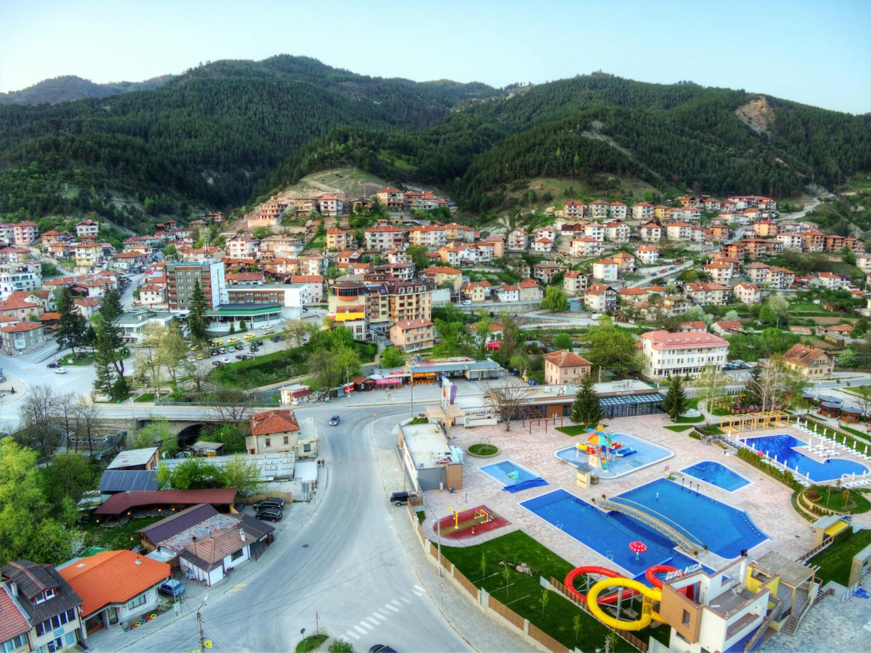 Bird's eye view in Devin Spa Hotel