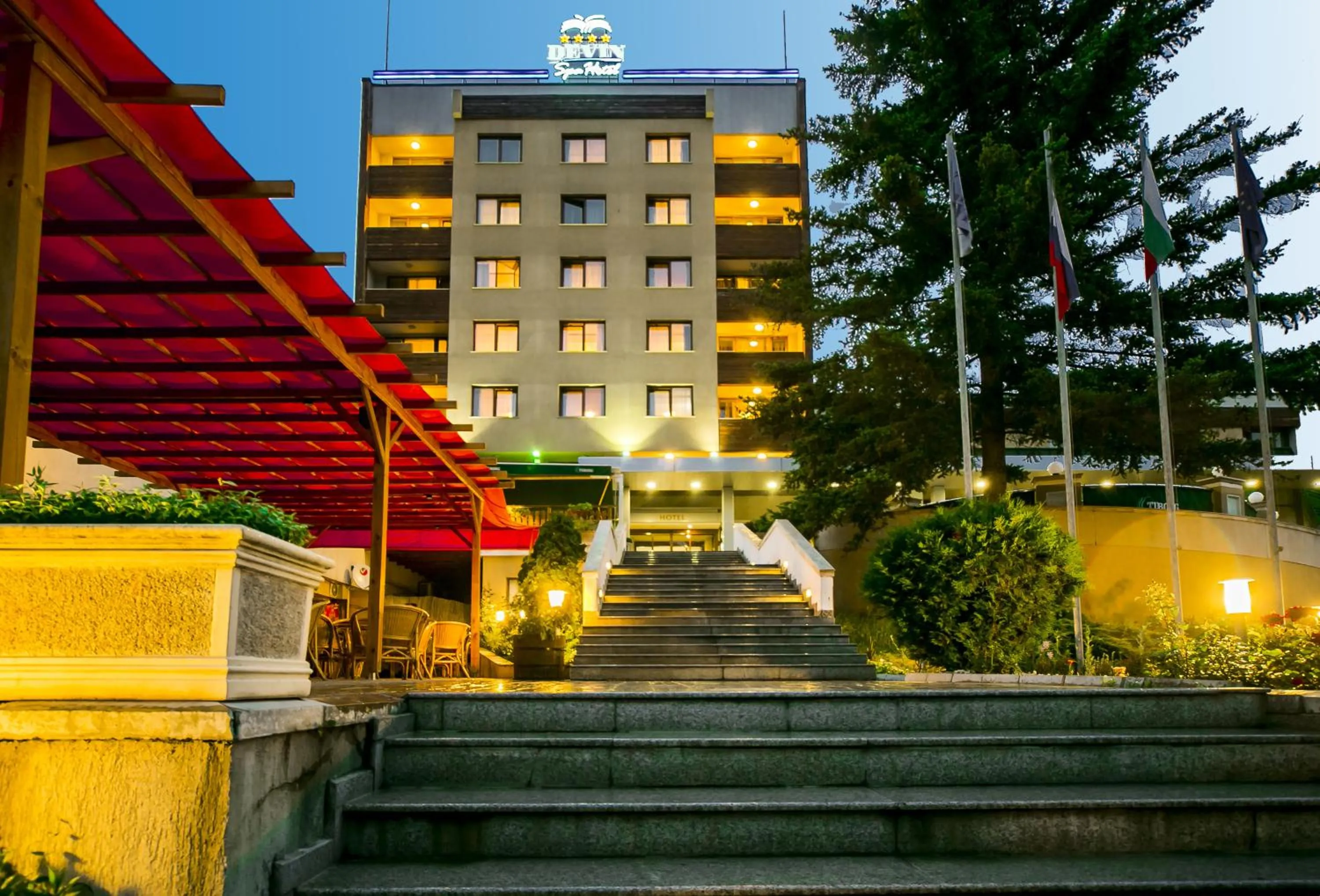 Facade/entrance in Devin Spa Hotel