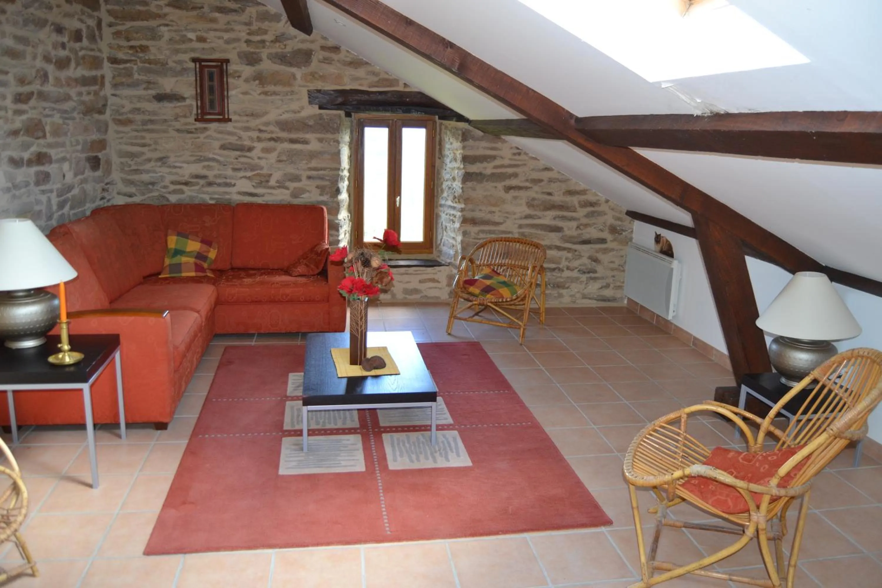 Living room in La Colline du Chat Perche
