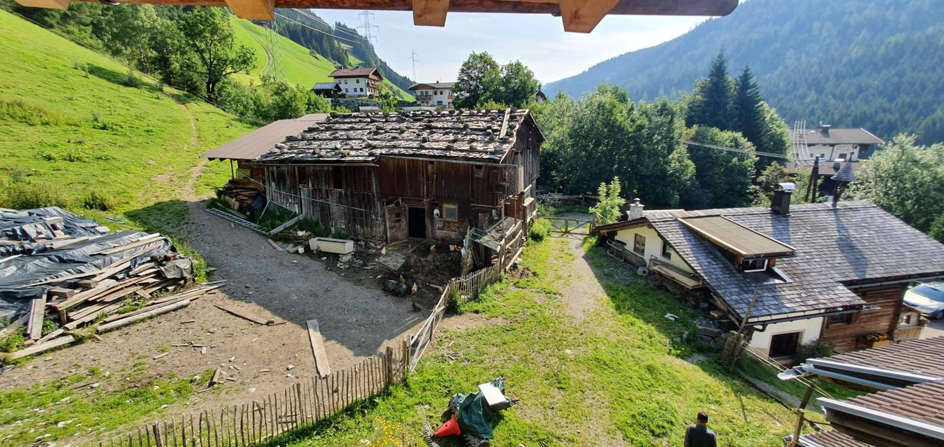 Garden view in Pension Wassererhof