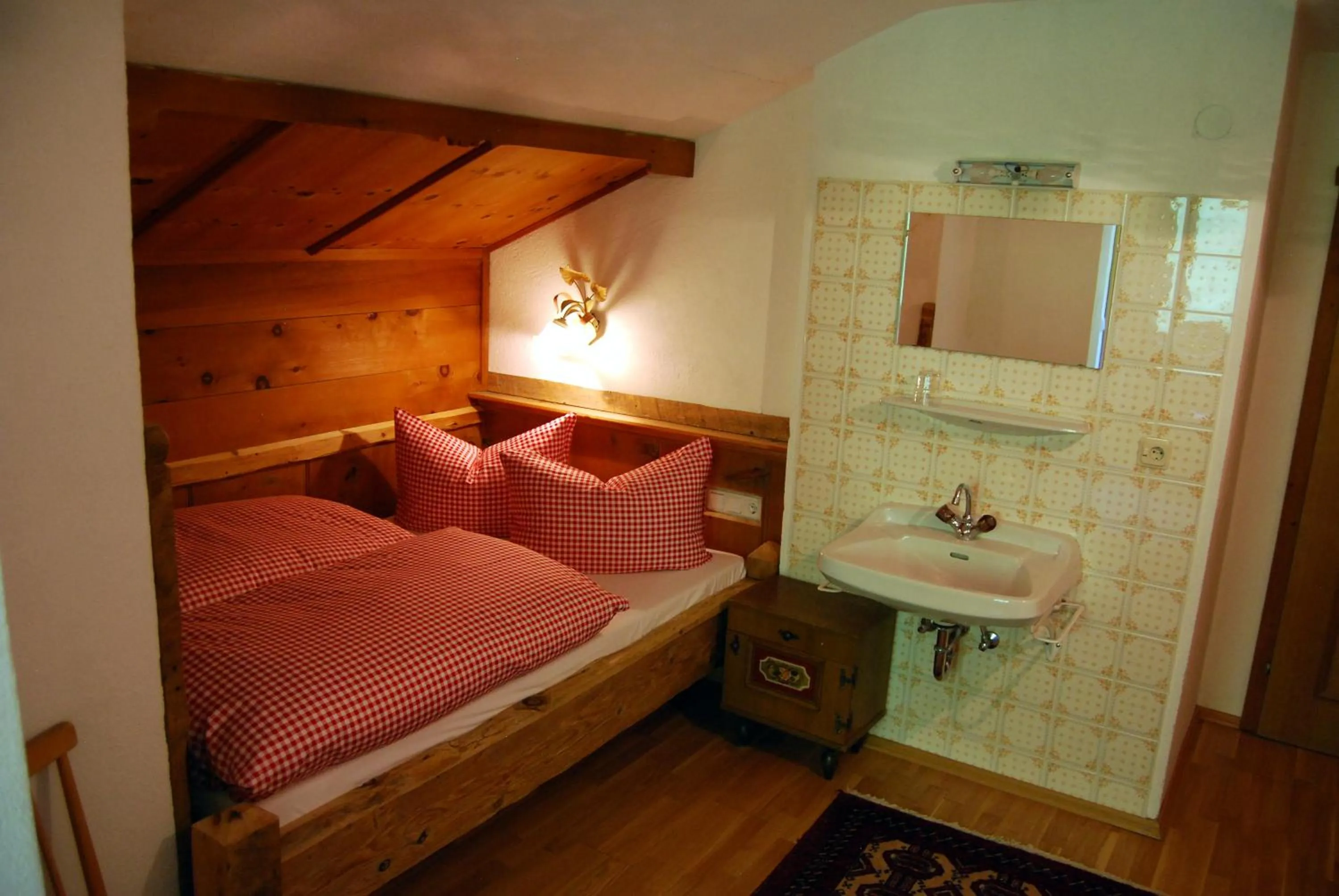 Bed in Pension Wassererhof