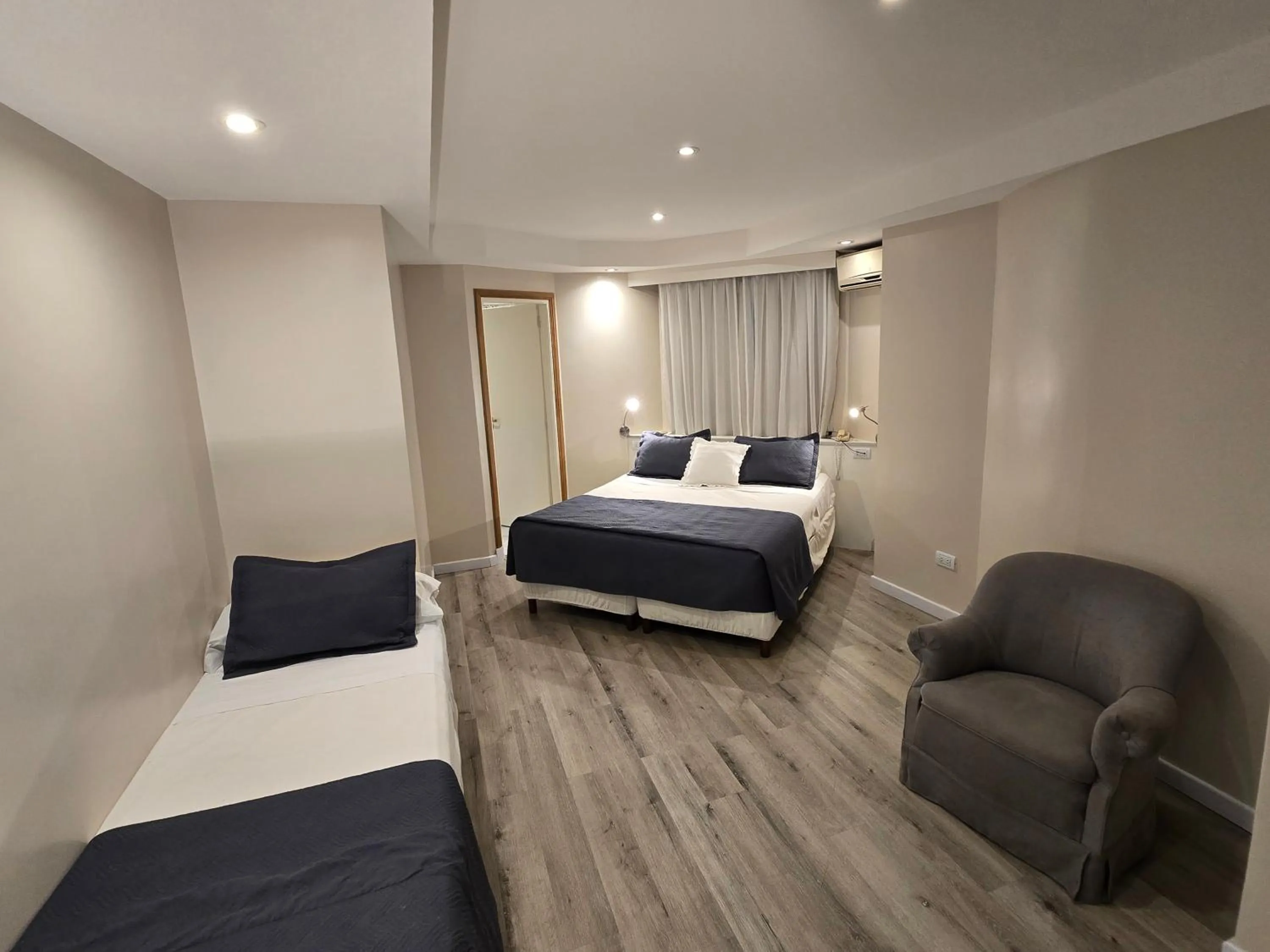 Bed in Hotel Guerrero