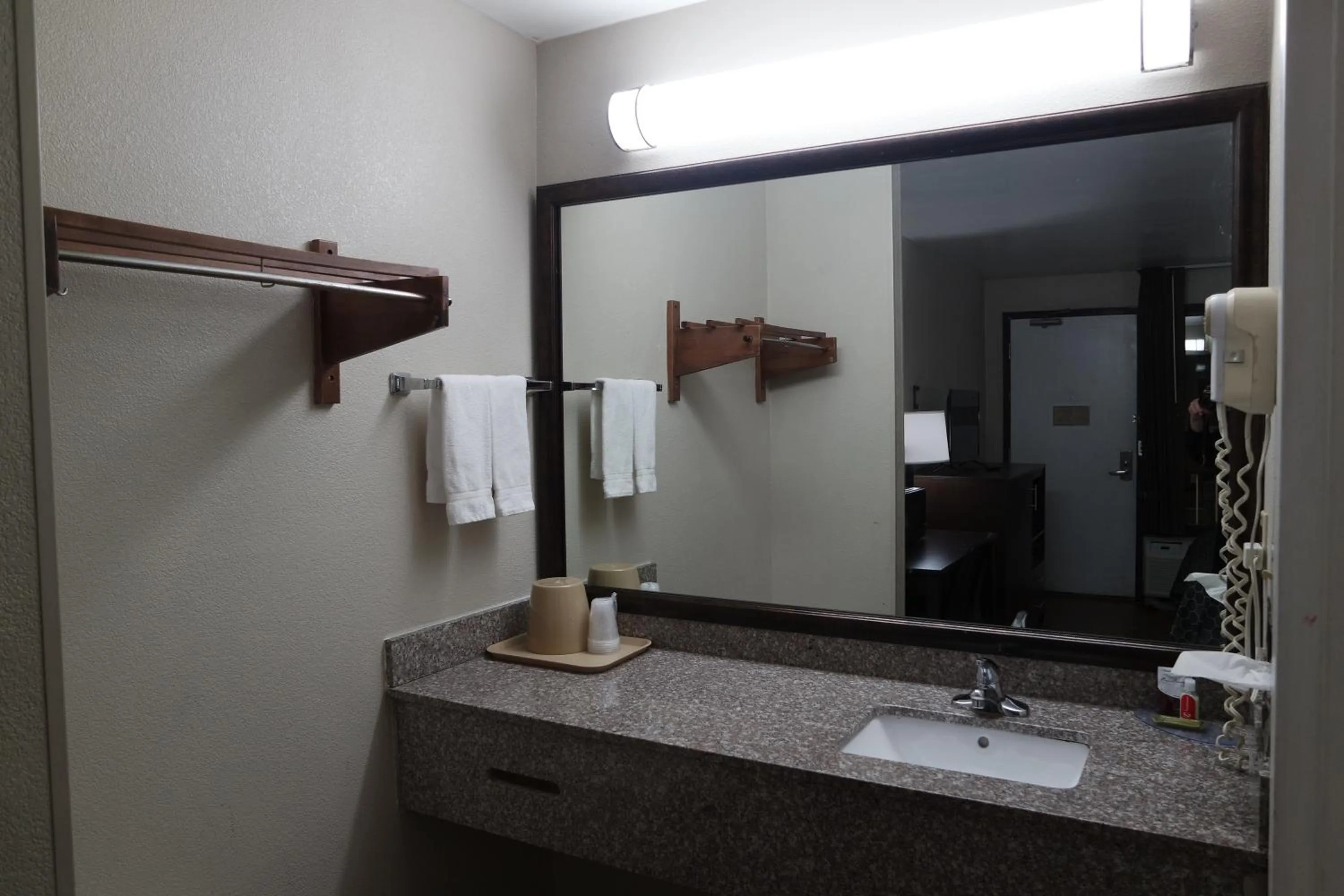 Bathroom in Travelodge by Wyndham North Charleston