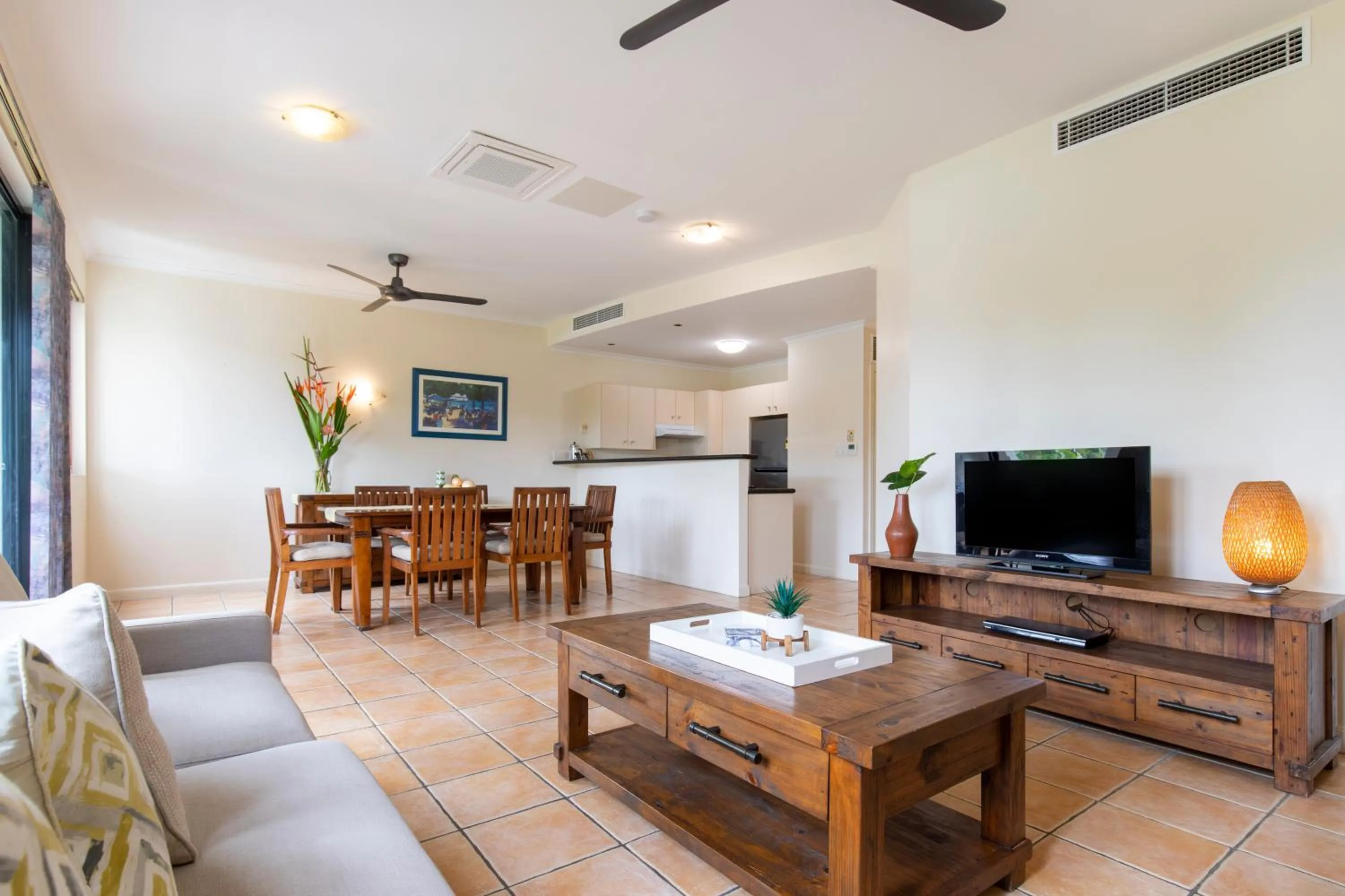 Living room in The Mediterranean Port Douglas