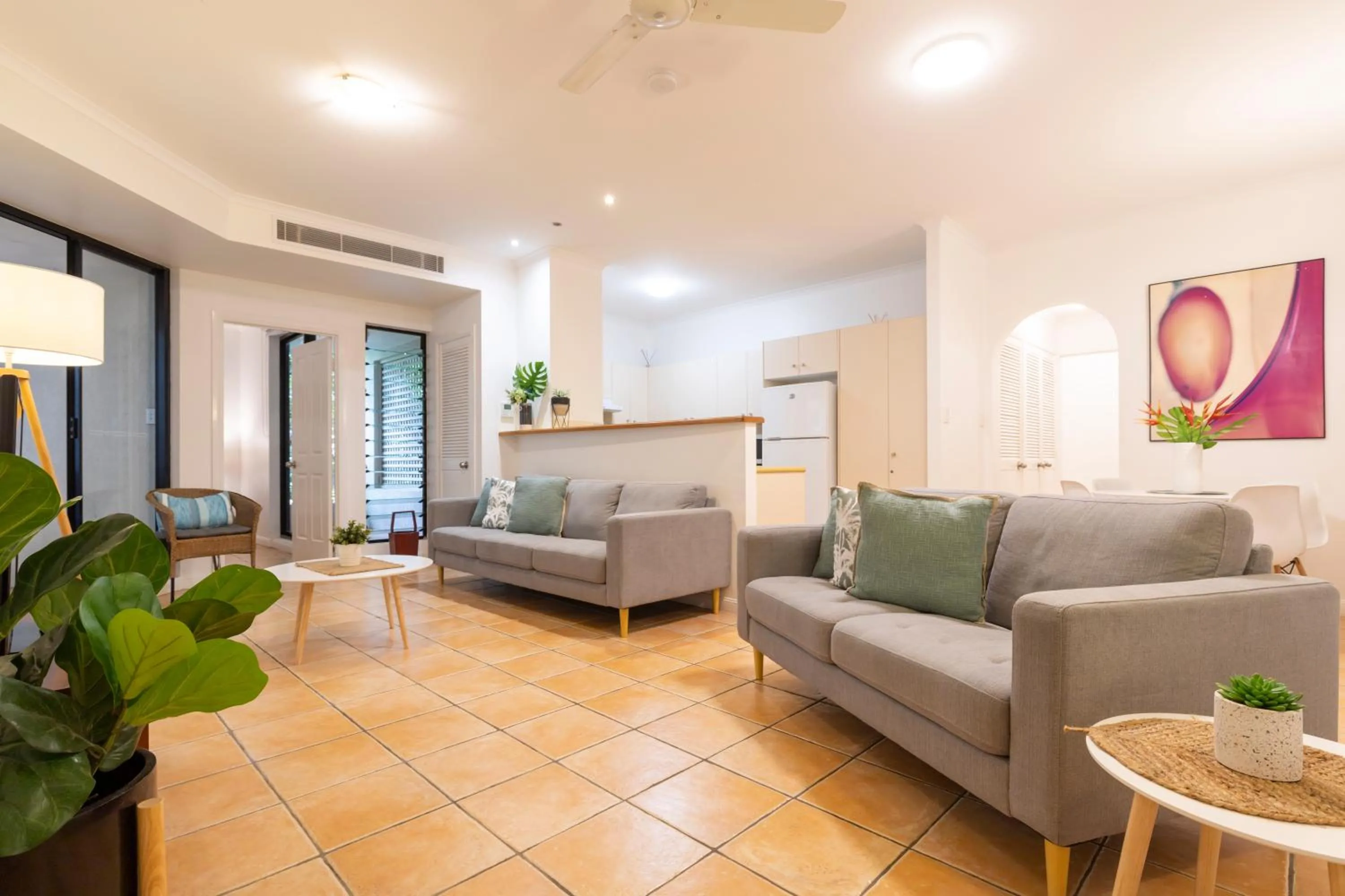 Living room in The Mediterranean Port Douglas