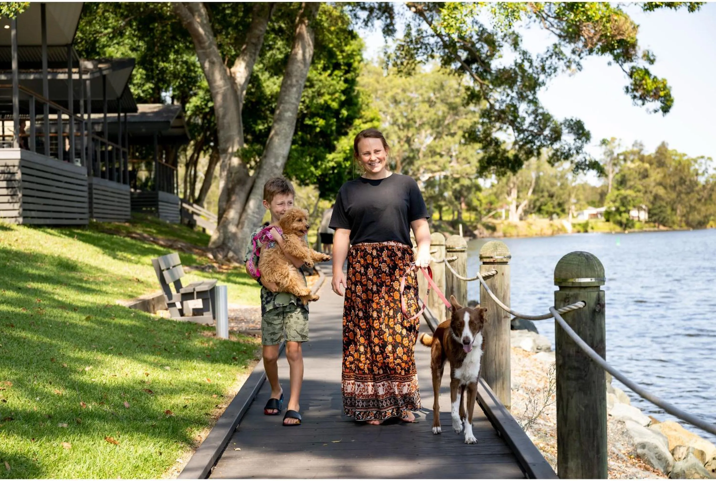 Lake view in Discovery Parks - Forster