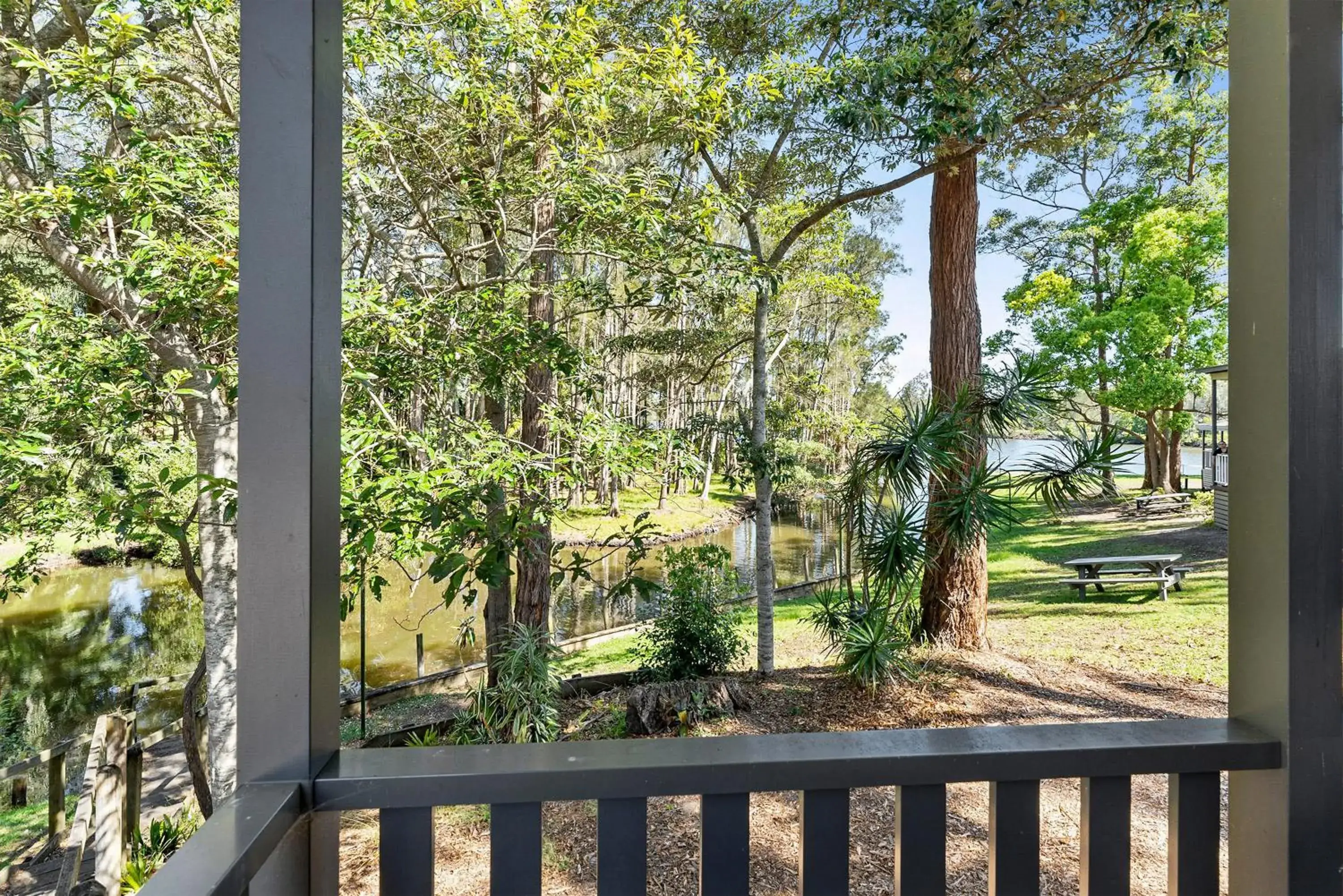 Garden view in Discovery Parks - Forster Garden view in Discovery Parks - Forster