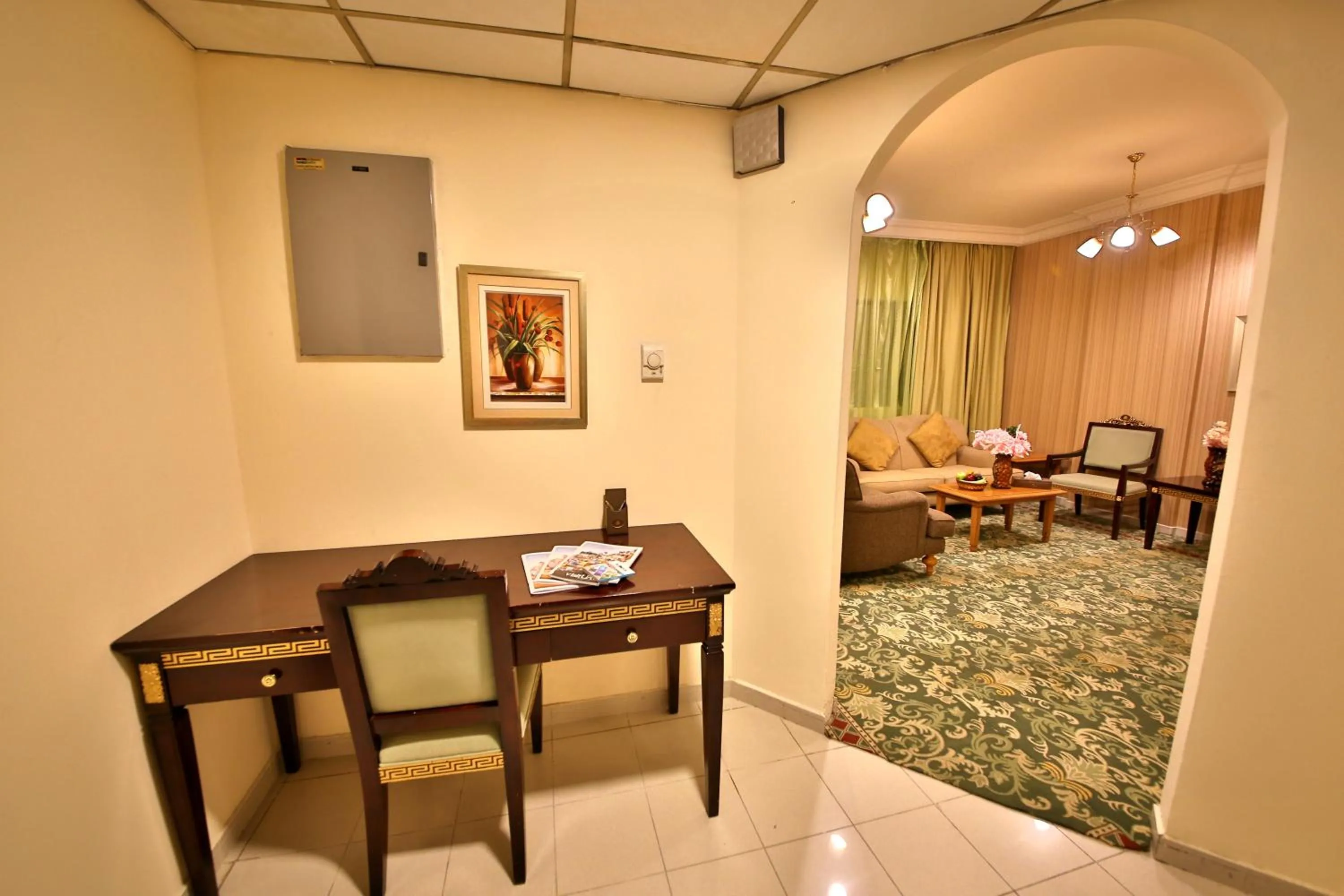 Living room in Midtown Furnished Apartments