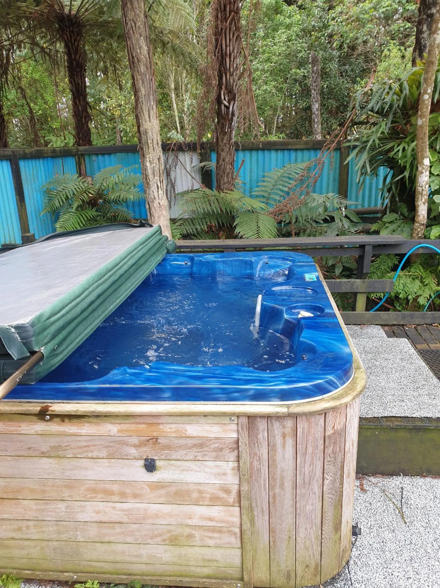 Hot Tub in Woodlands Motel