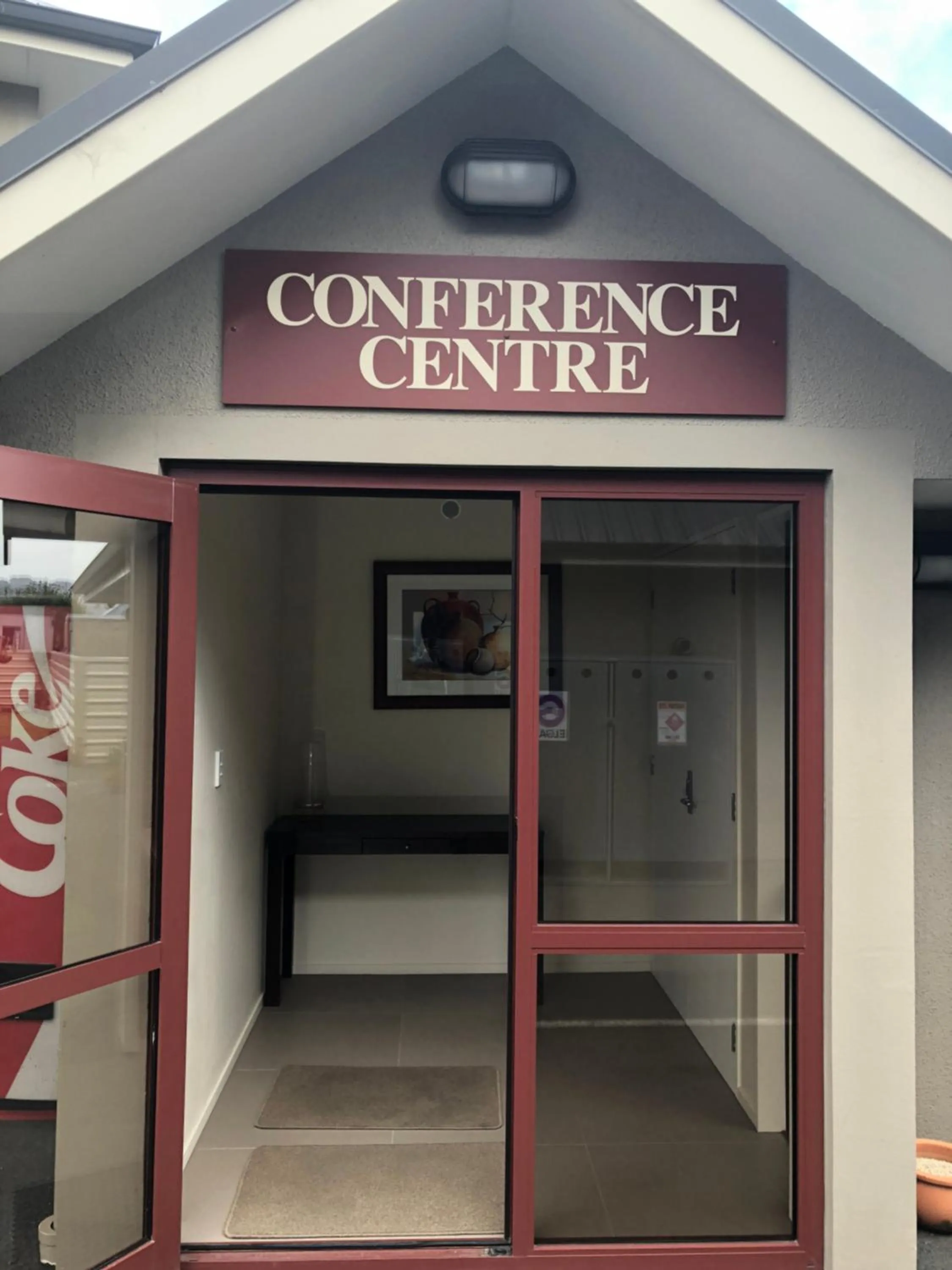 Living room in 555 Motel Dunedin