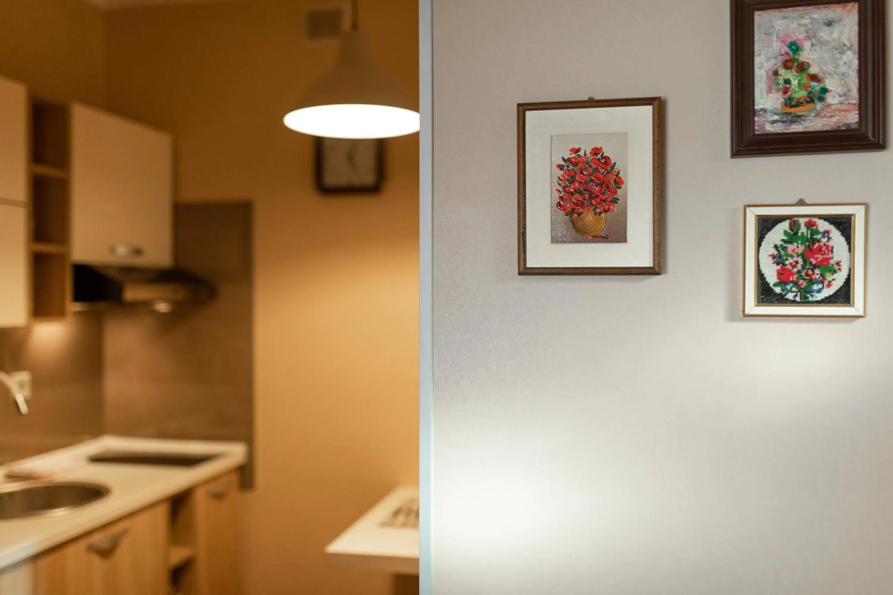 Kitchen or kitchenette in Apartman Ruza