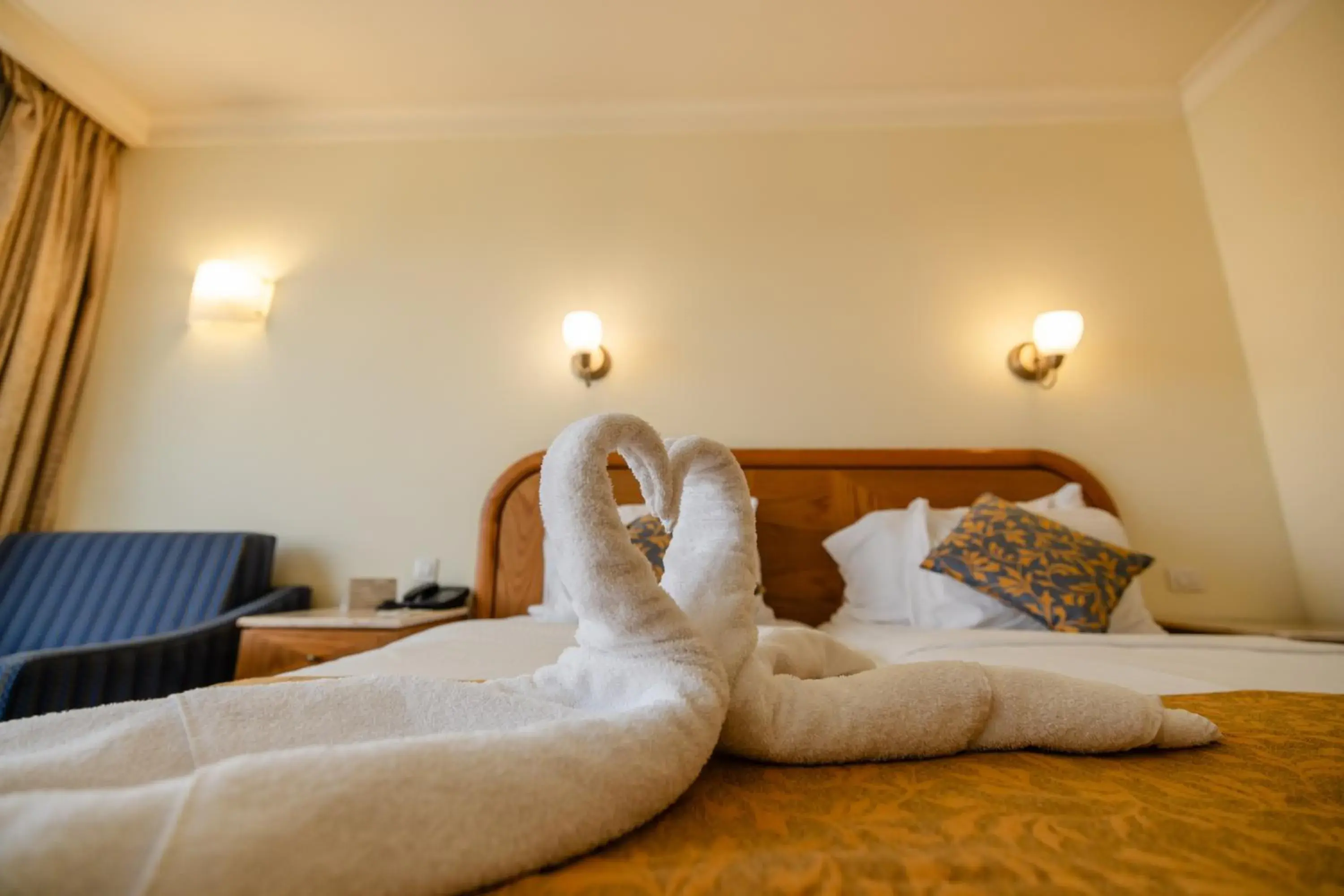 towels, Bed in Grand Court Hotel towels, Bed in Grand Court Hotel