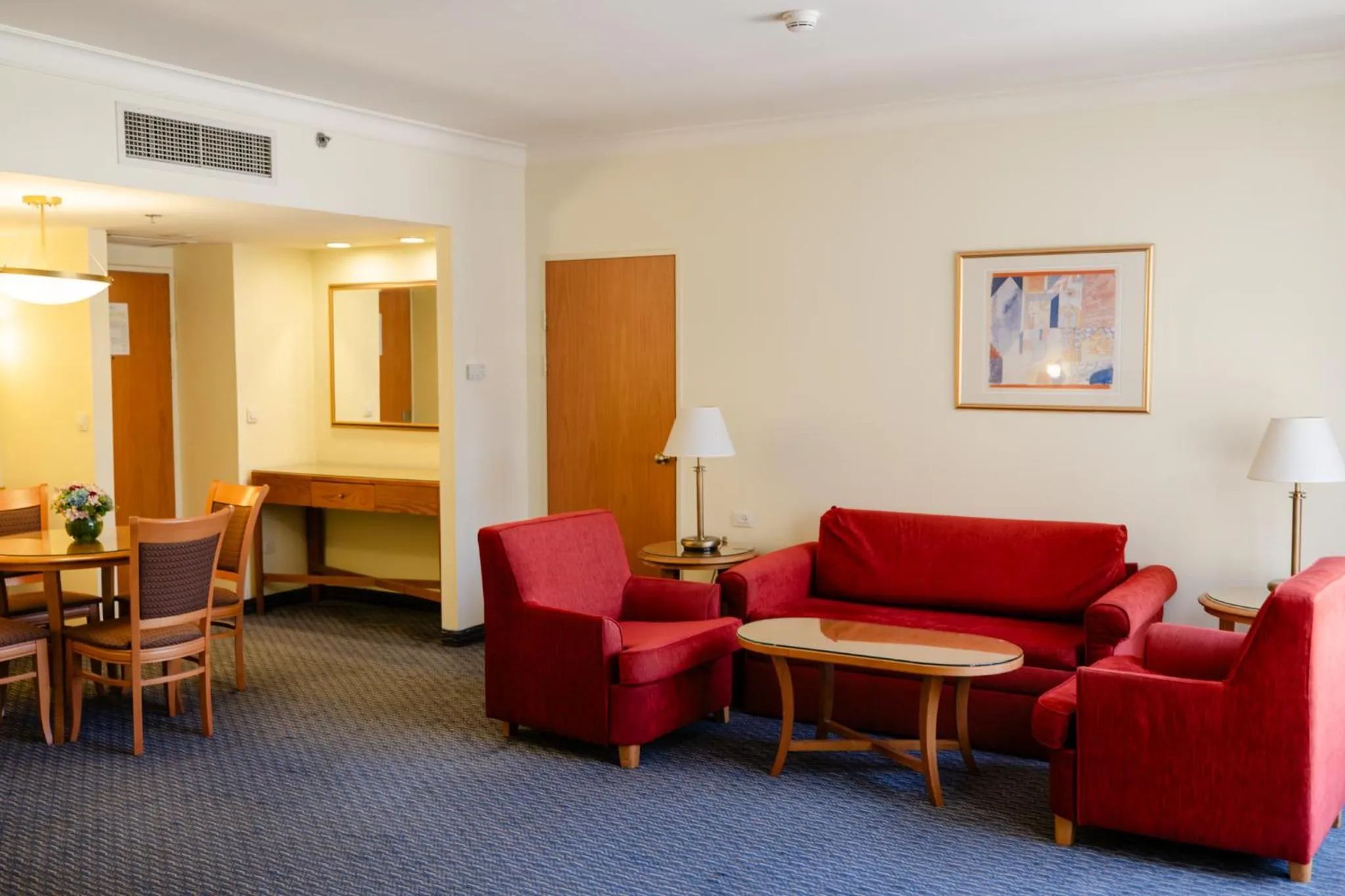 Living room in Grand Court Hotel